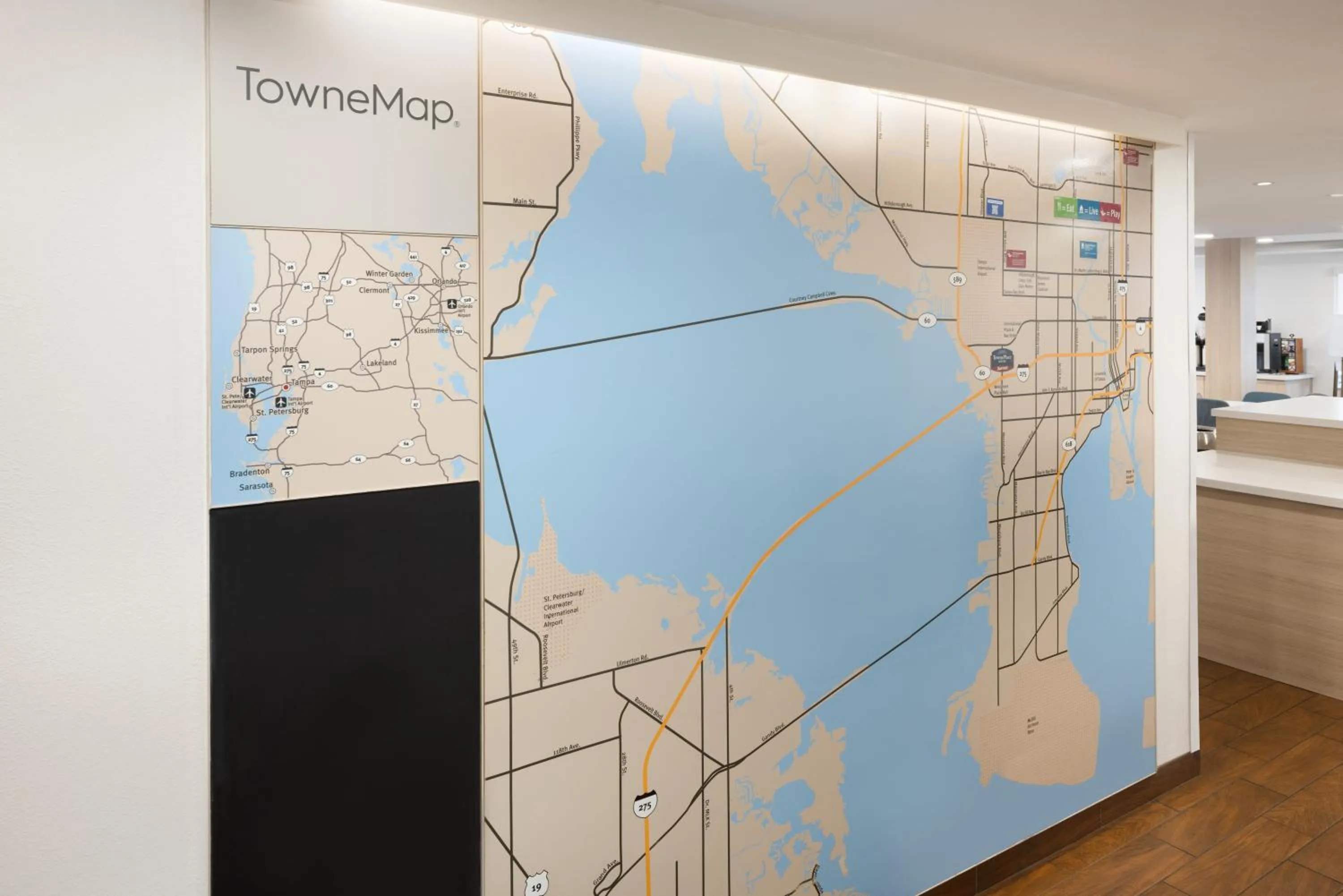 Lobby or reception in TownePlace Suites Tampa Westshore/Airport