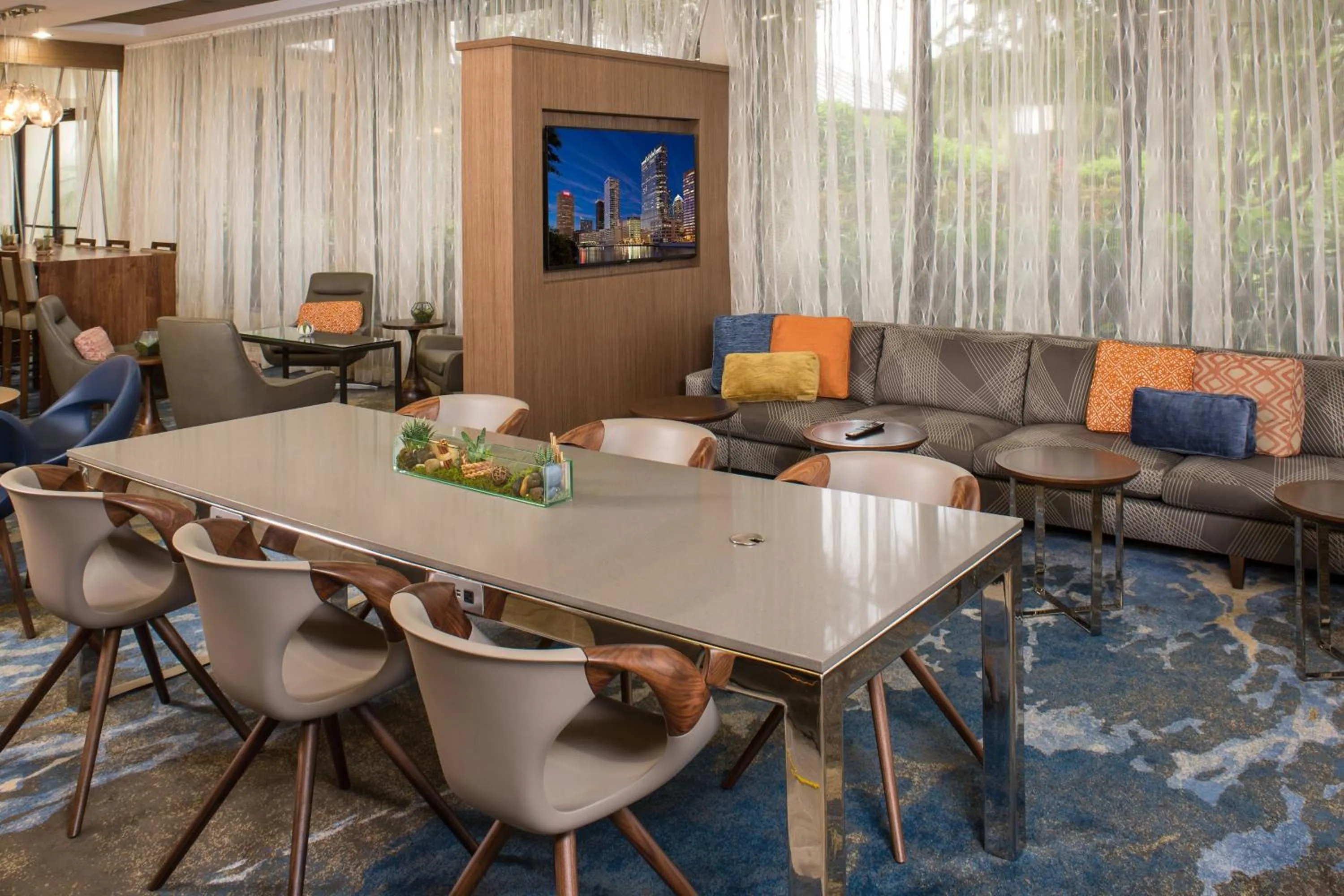 Lobby or reception in Marriott Tampa Westshore