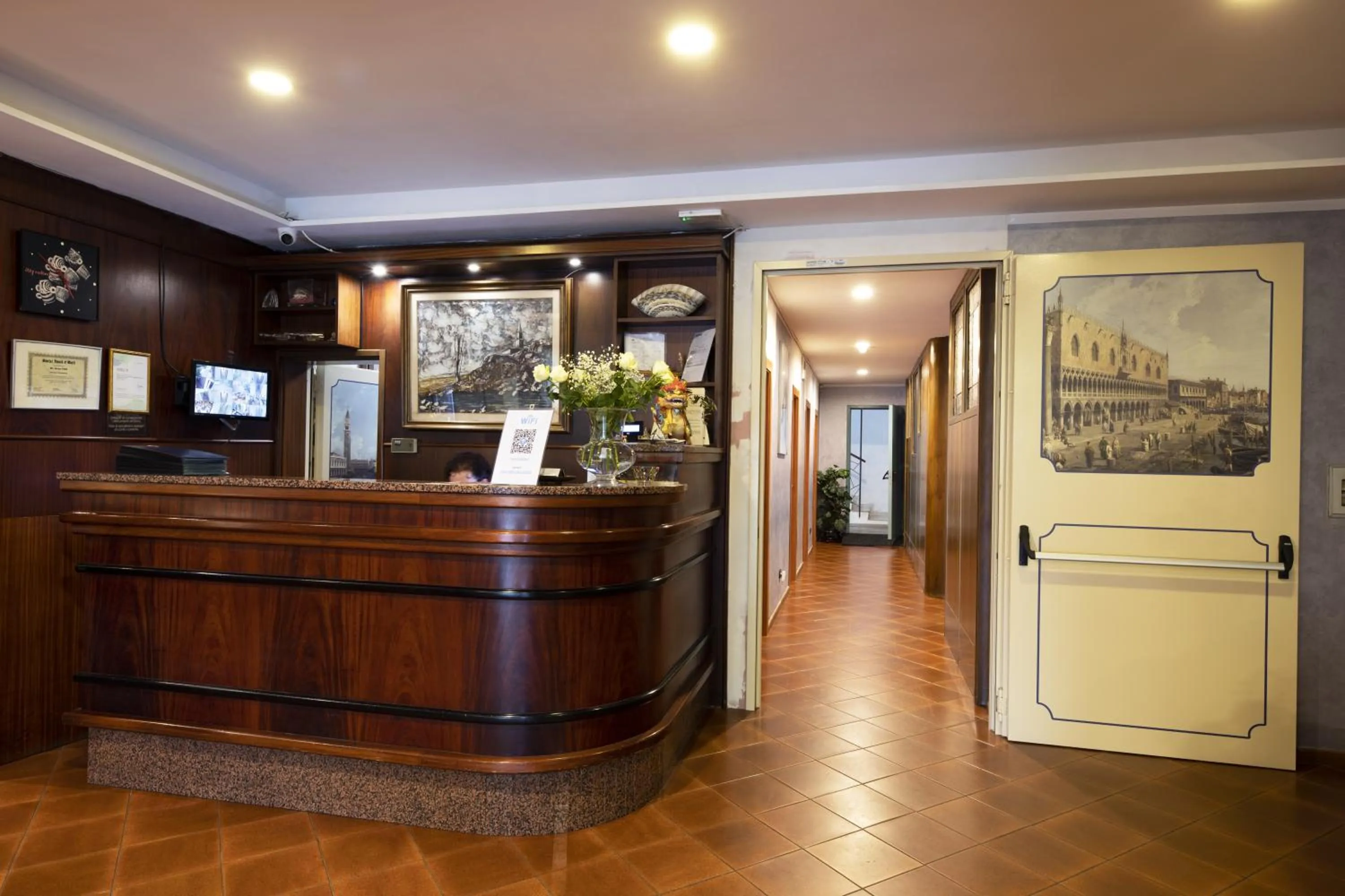 Lobby or reception in Hotel Vienna