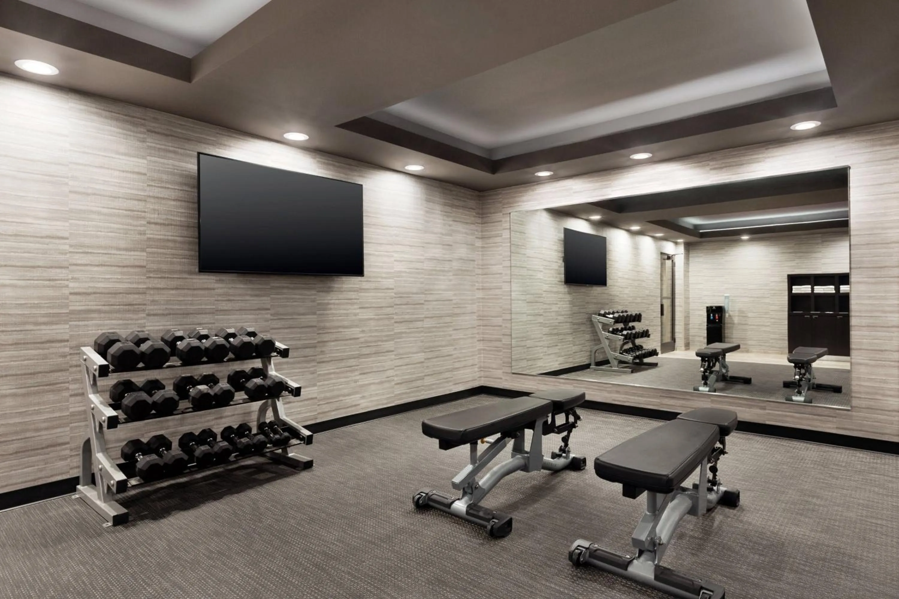 Fitness centre/facilities in Courtyard by Marriott Tulsa Central