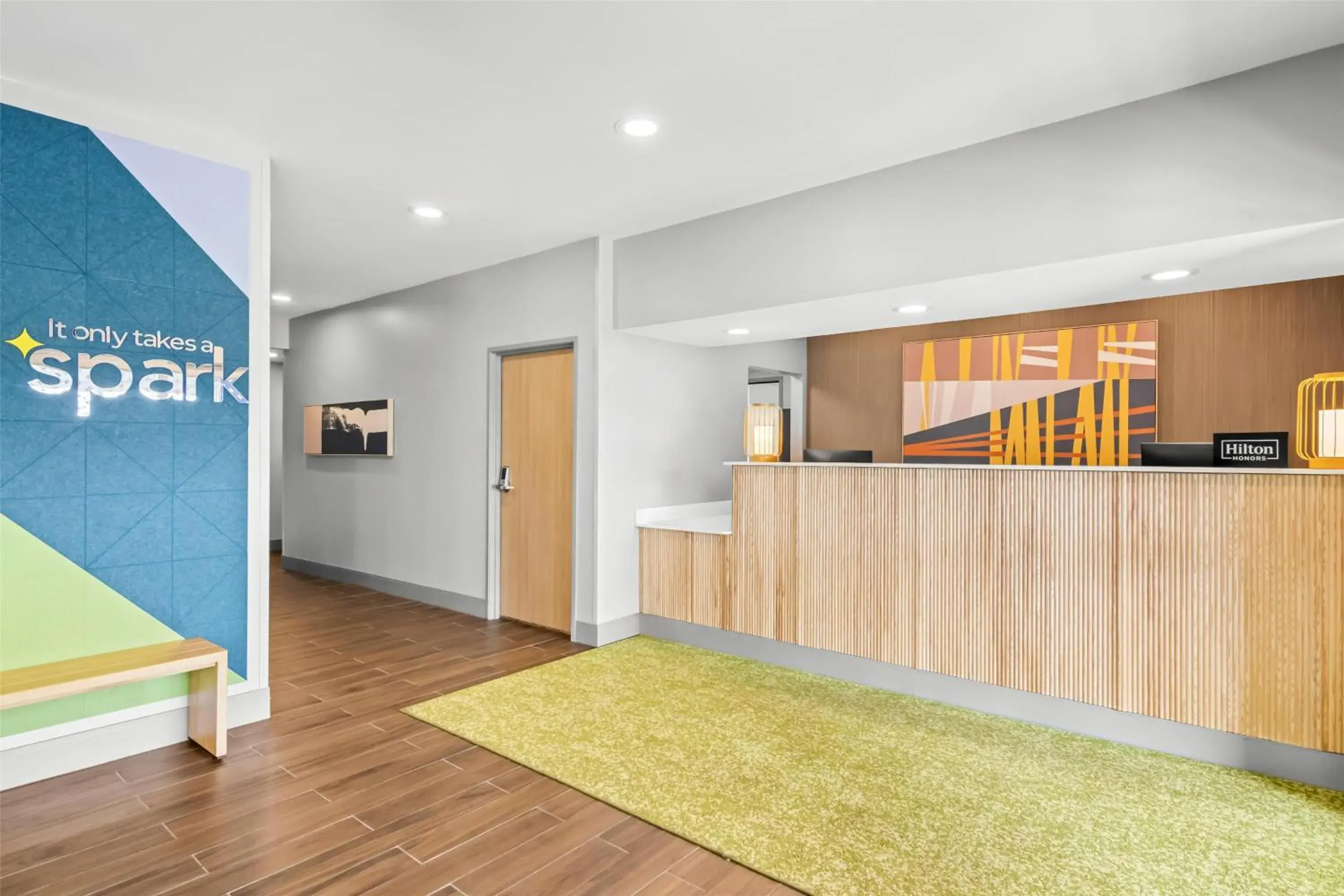 Lobby or reception in Spark By Hilton Traverse City Lobby or reception in Spark By Hilton Traverse City