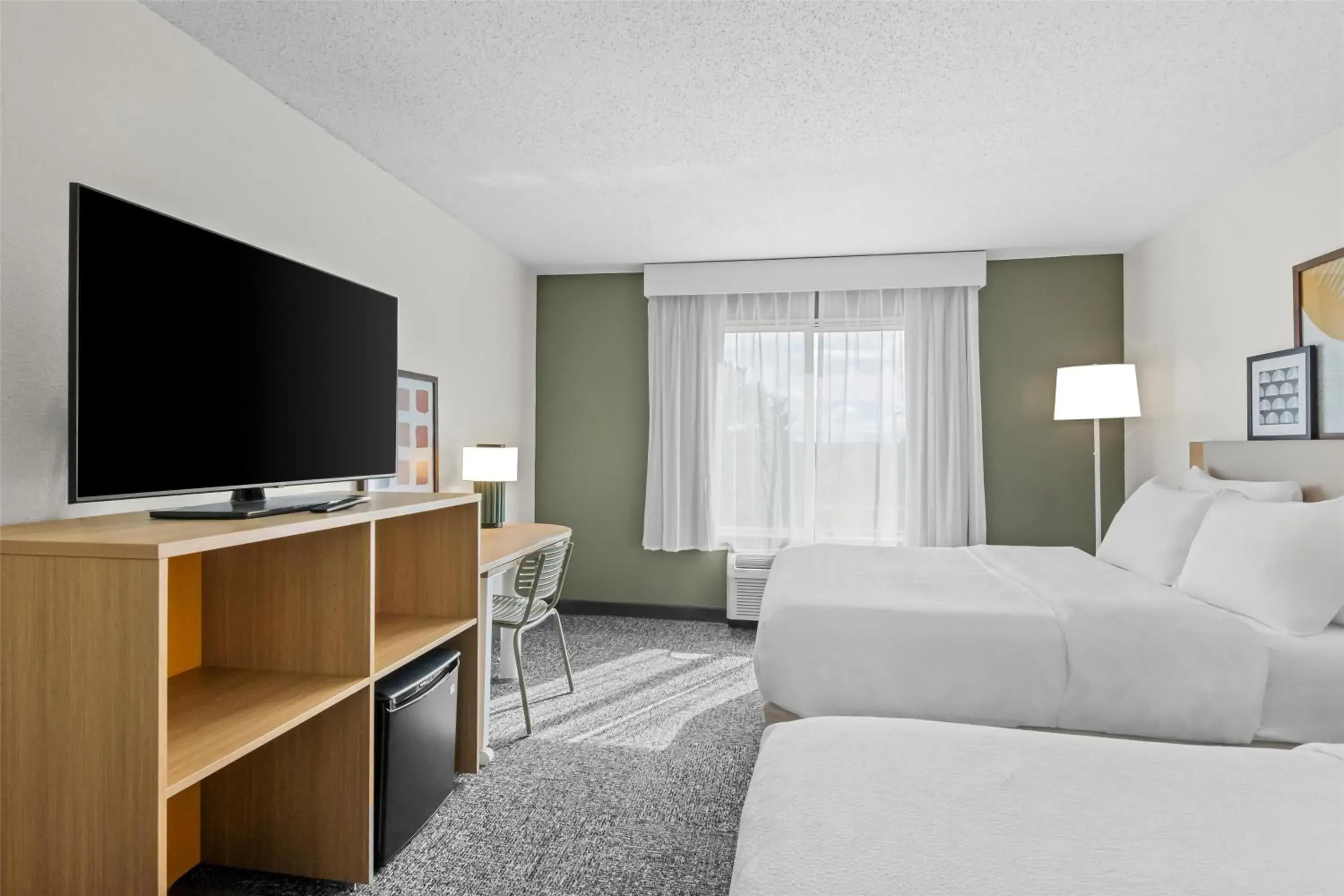 Bed in Spark By Hilton Traverse City Bed in Spark By Hilton Traverse City