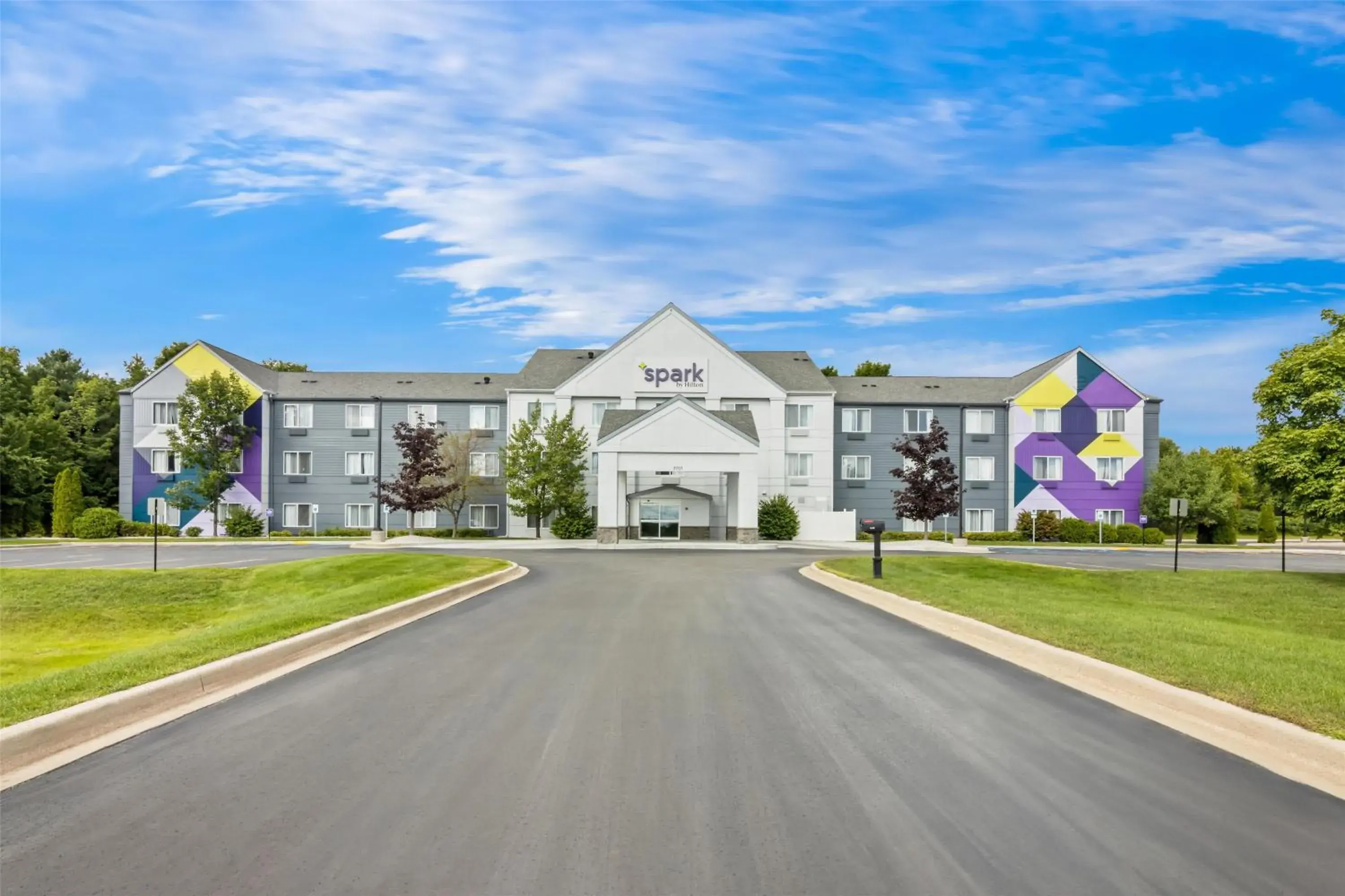 Property building in Spark By Hilton Traverse City Property building in Spark By Hilton Traverse City