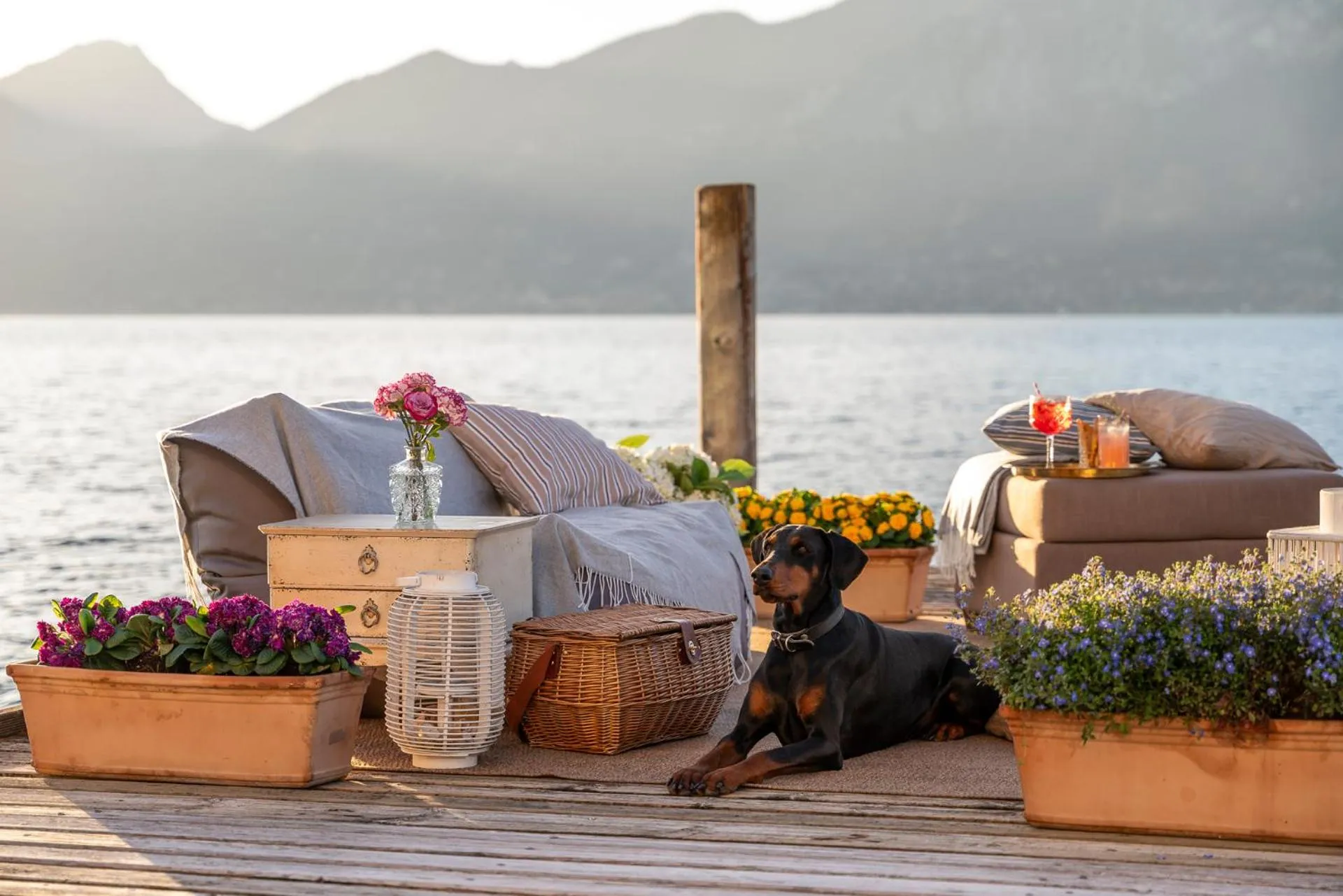 Lake view in La Caletta Hotel Bolognese