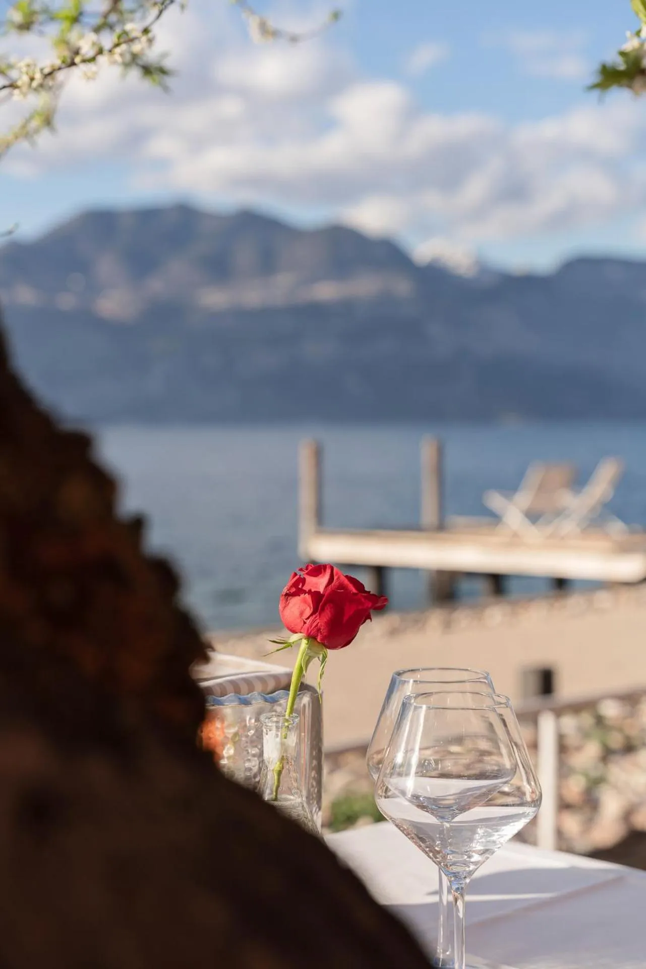 Lake view in La Caletta Hotel Bolognese