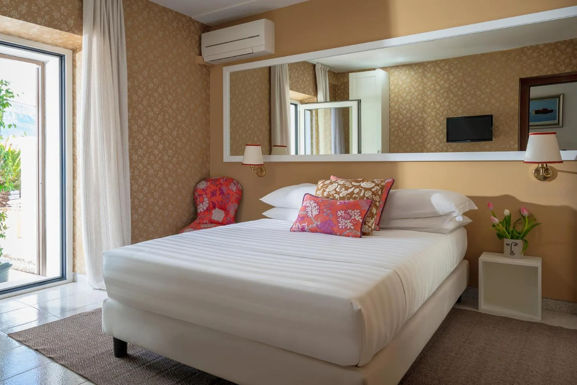 Bed in La Caletta Hotel Bolognese