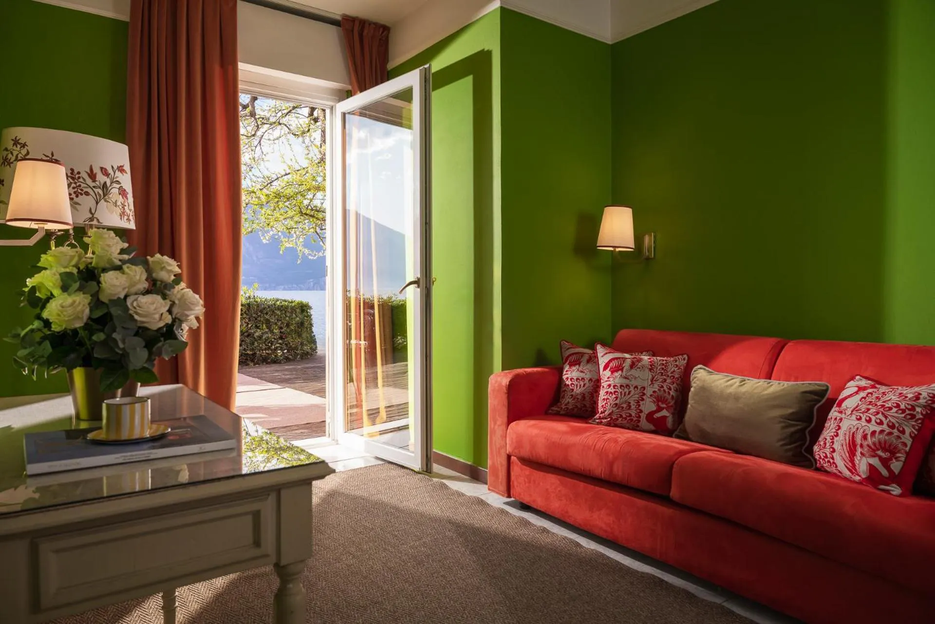 Living room in La Caletta Hotel Bolognese