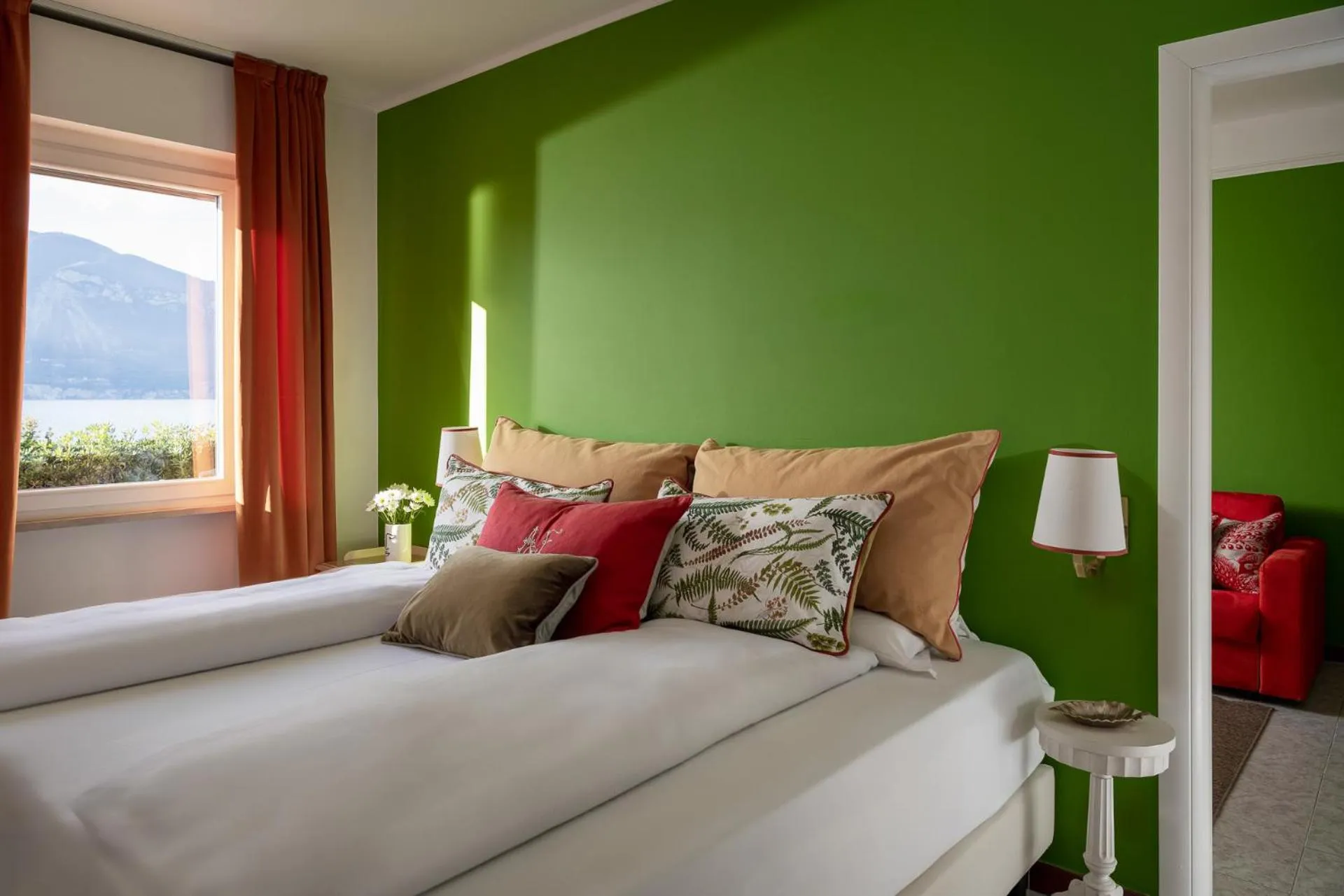 Natural landscape, Bed in La Caletta Hotel Bolognese