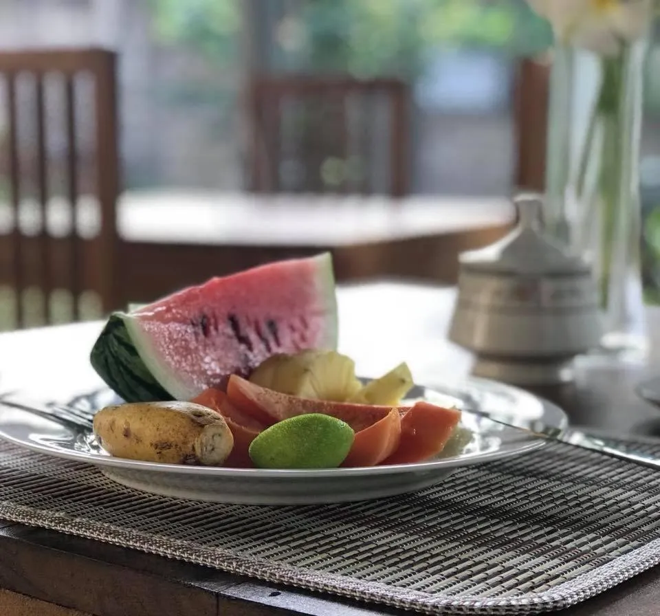 American breakfast in Hiru Villa Tangalle