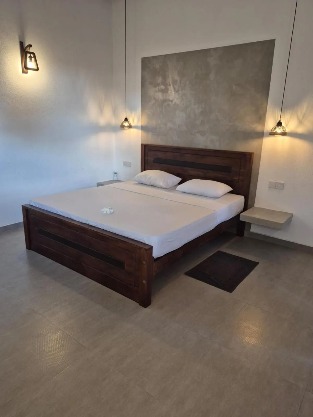 Bed in Hiru Villa Tangalle