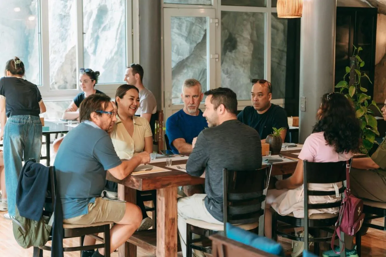 Guests in Trang An Heritage Garden