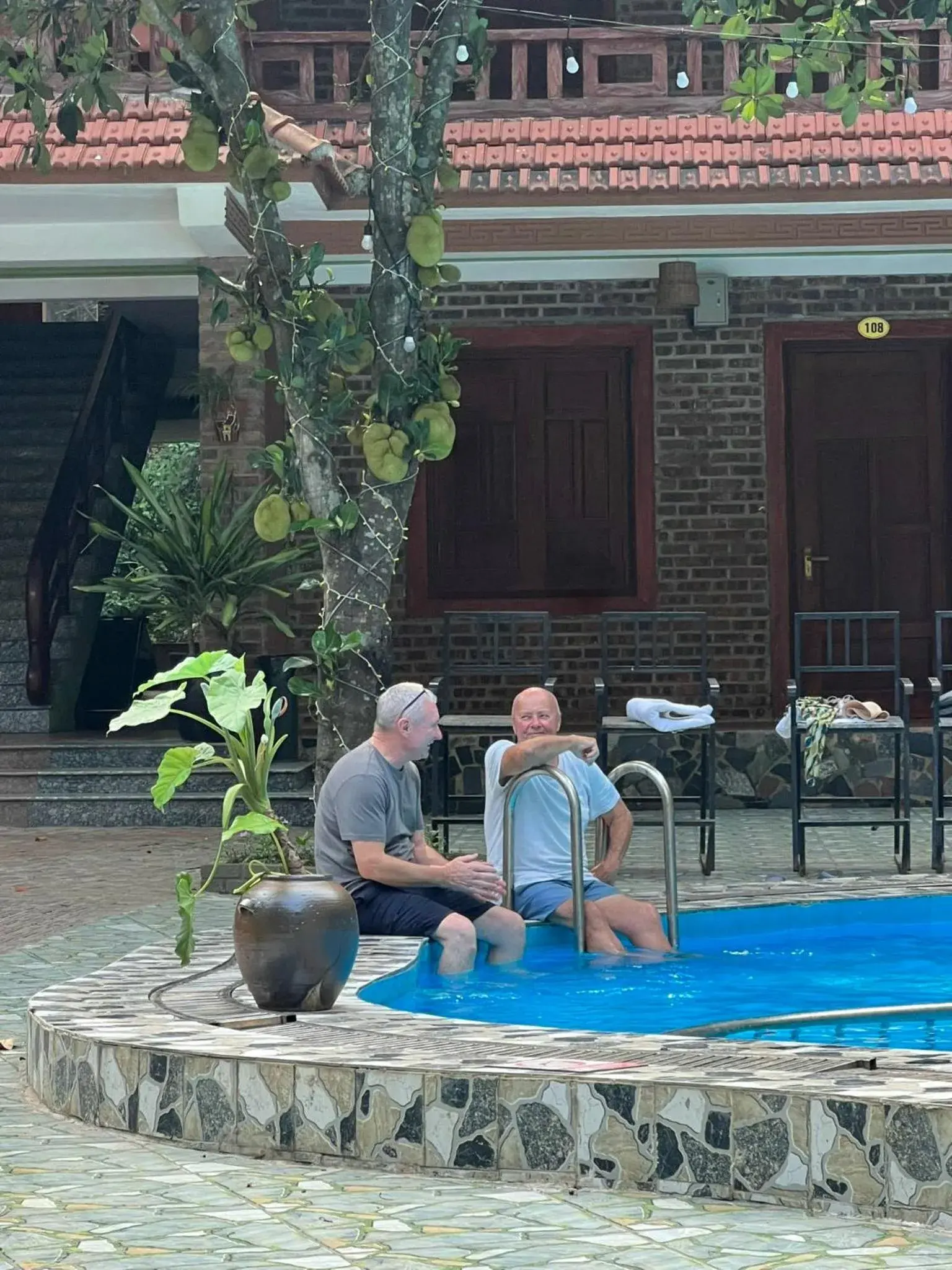 Swimming pool in Trang An Heritage Garden Swimming pool in Trang An Heritage Garden