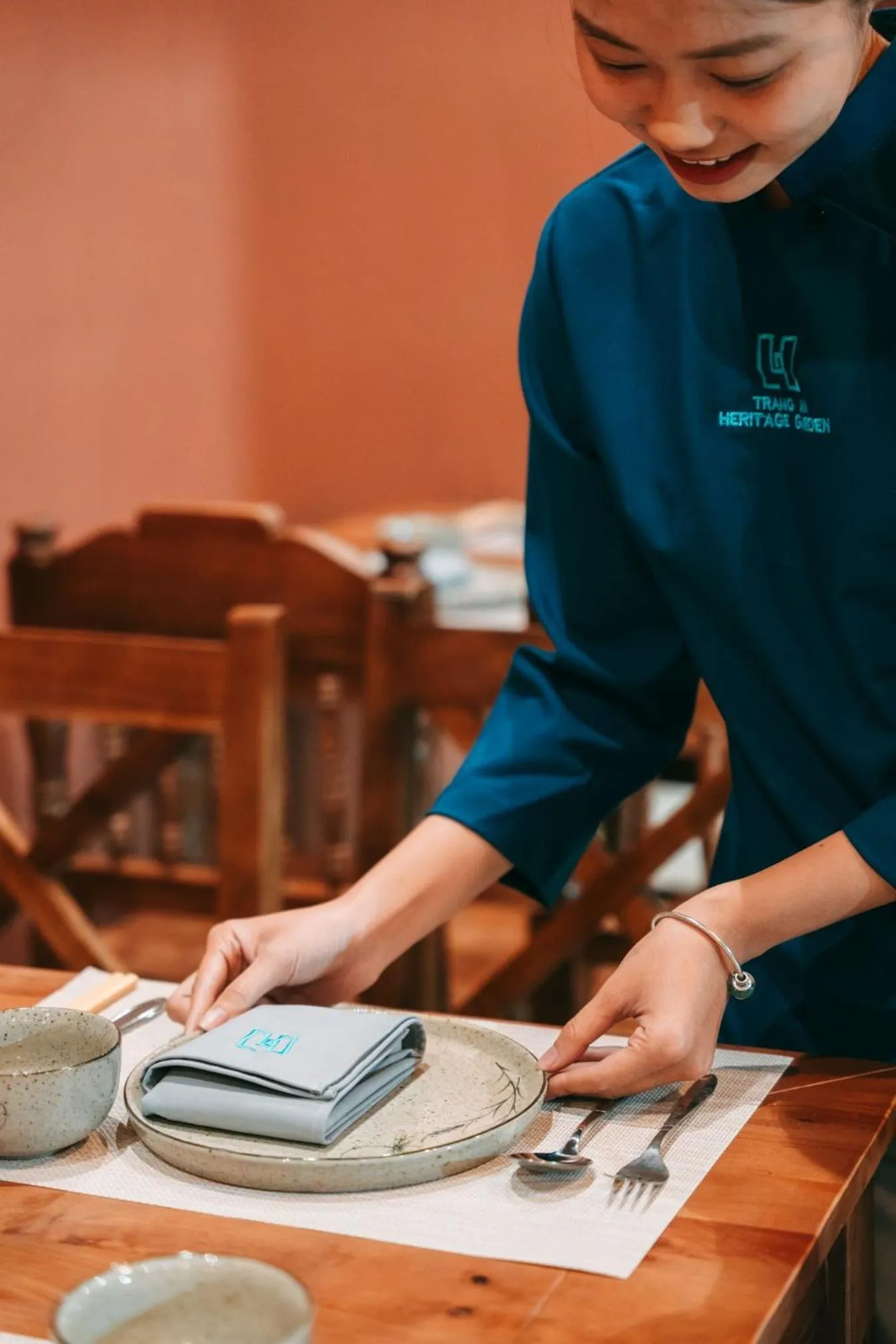 Staff in Trang An Heritage Garden
