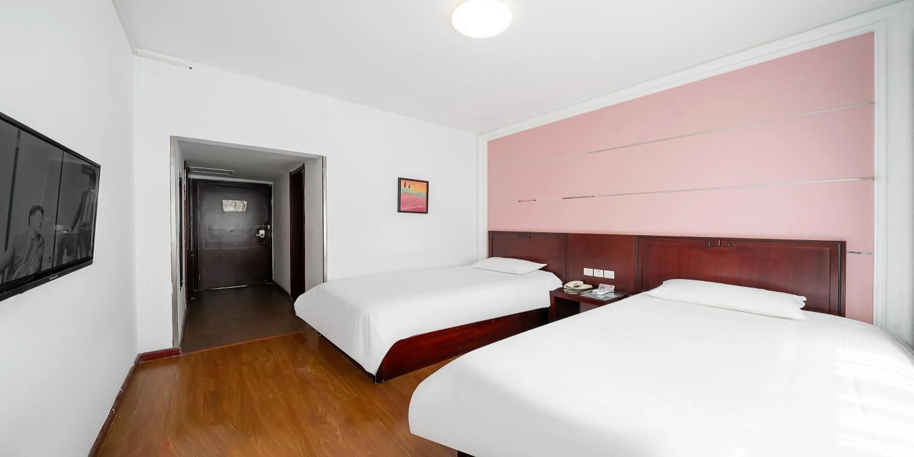 Double Room with Two Double Beds - single occupancy in Baolong Homelike Hotel - Zhongshan Branch
