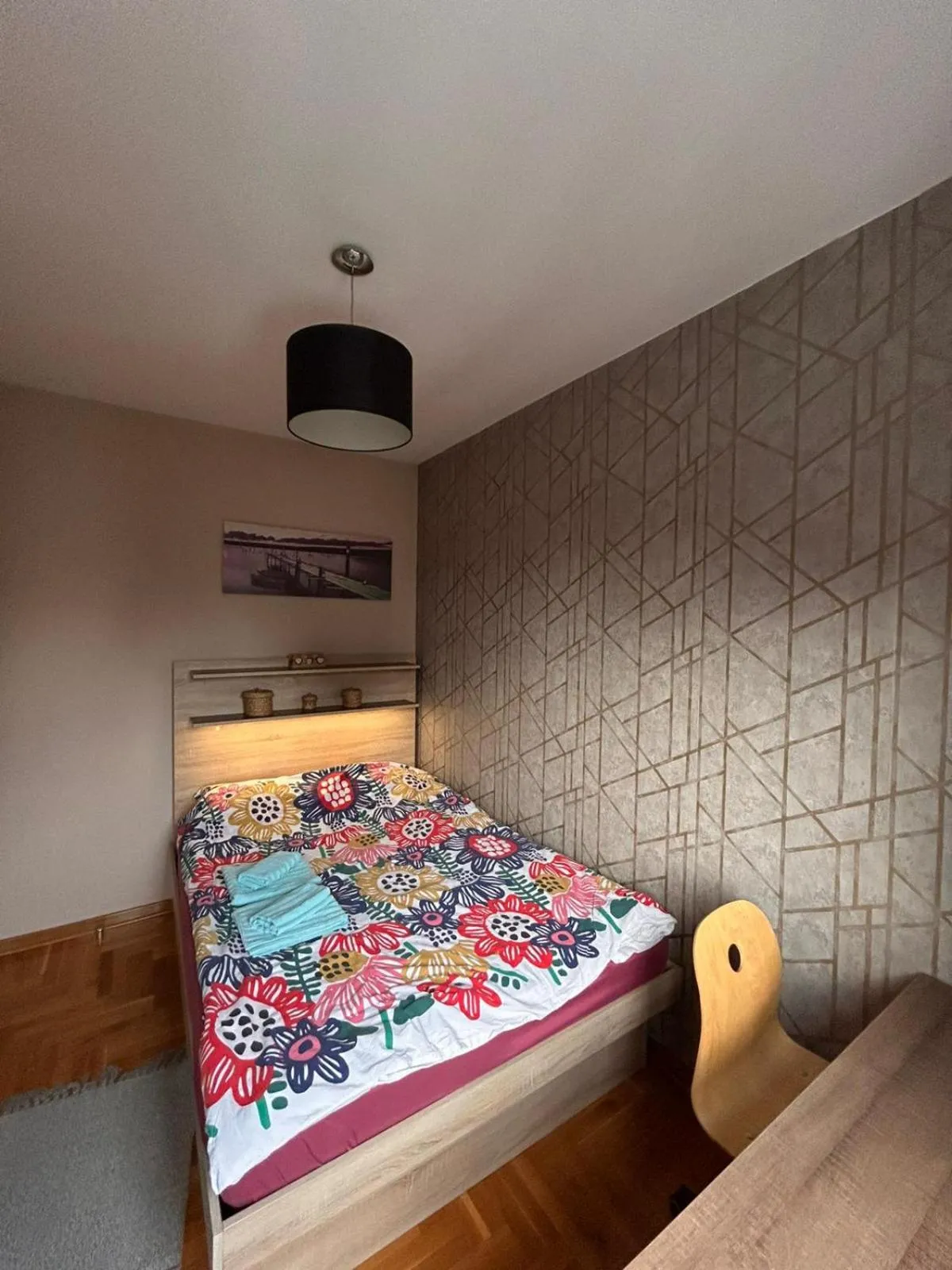 Bedroom, Bed in Flat Kosutnjak 9