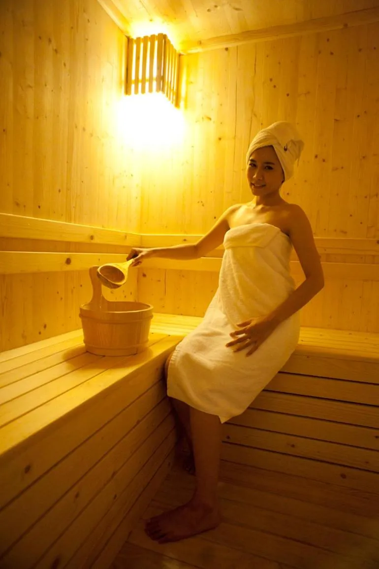 Sauna in Suvarnabhumi Suite Hotel