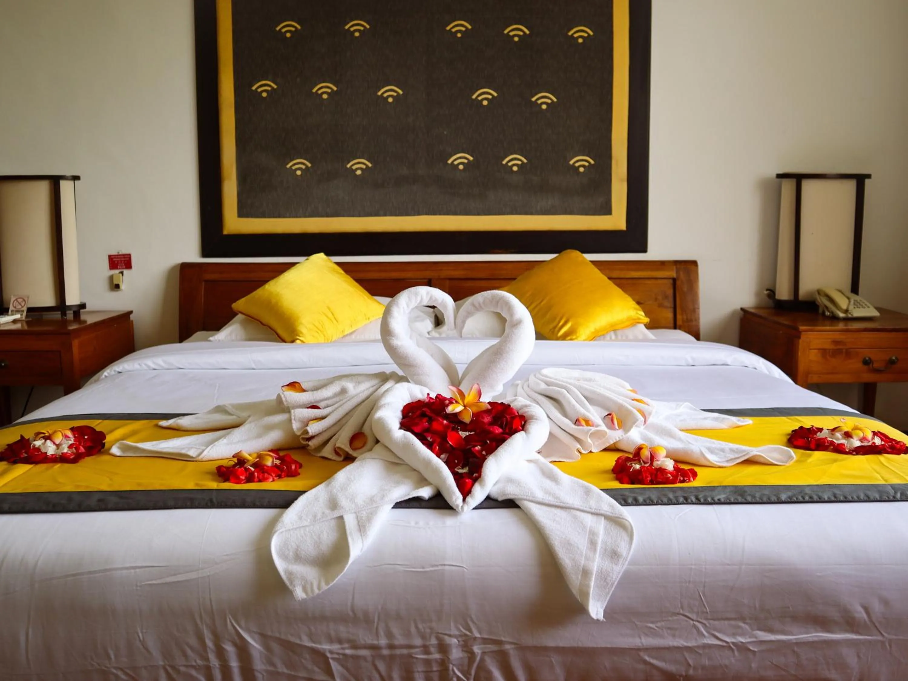 Bed in Bali Masari Villas &amp; Spa Ubud