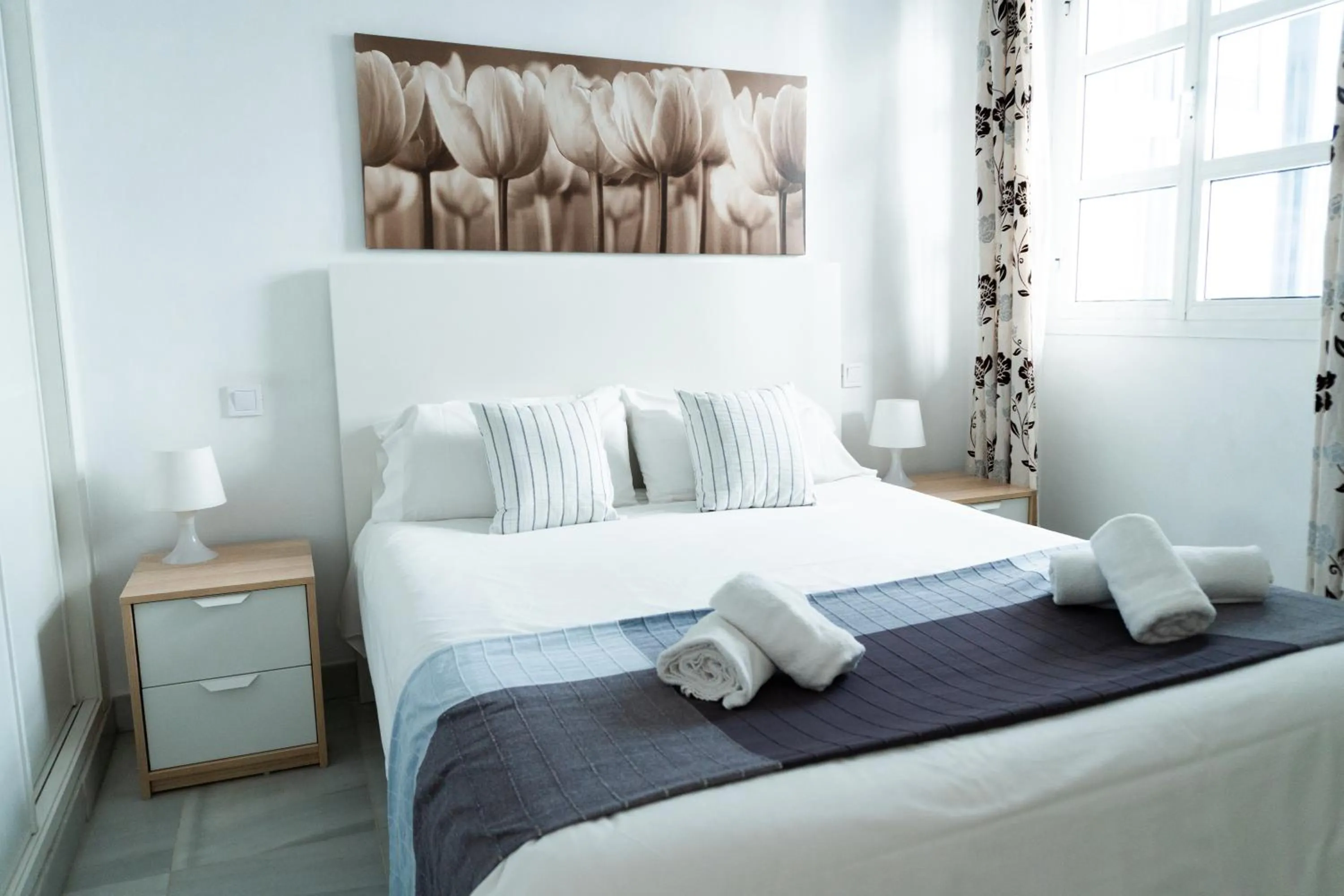 Bedroom, Bed in Apartamento en el centro de Sevilla