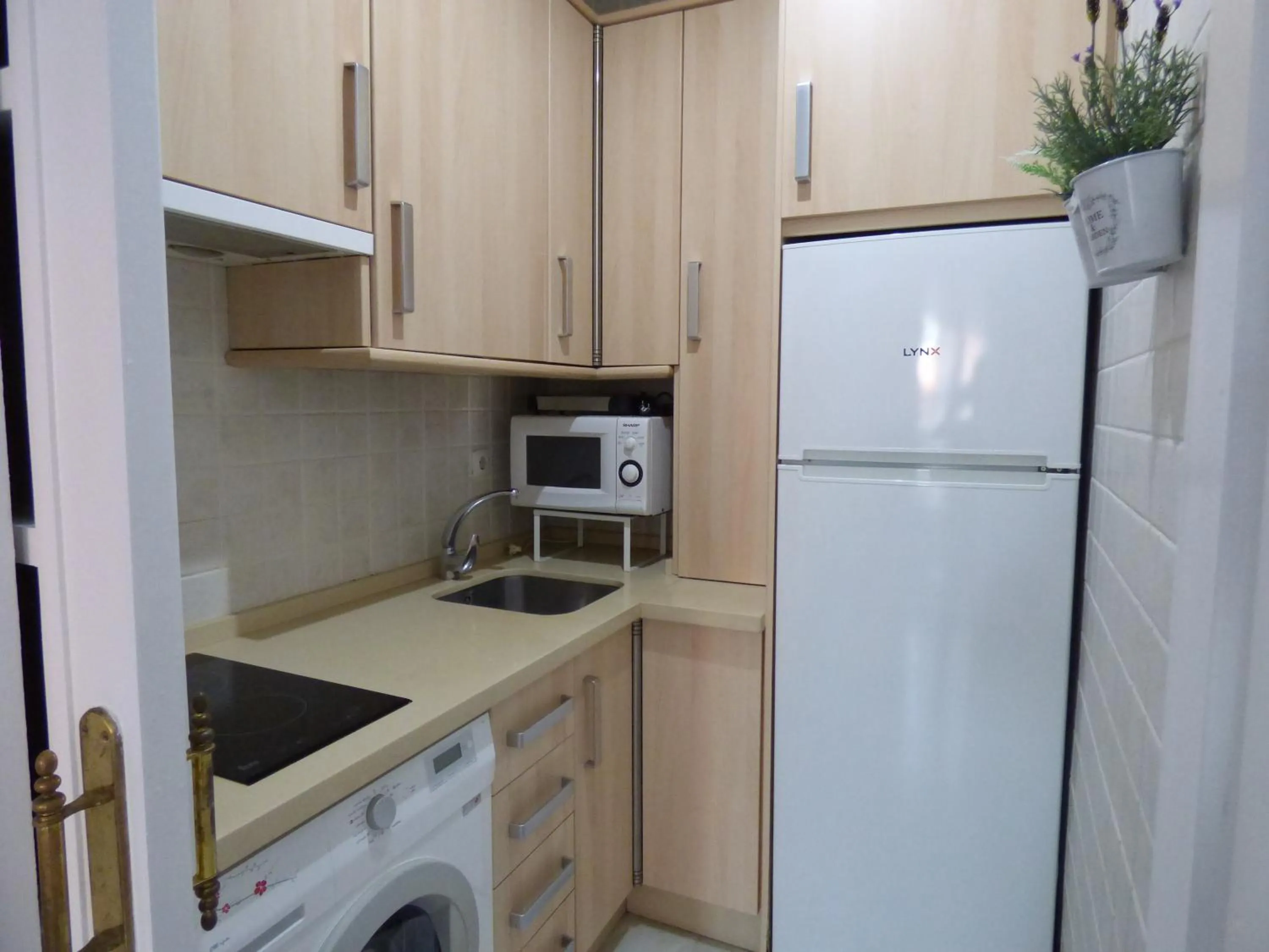 Kitchen or kitchenette in Apartamento en el centro de Sevilla
