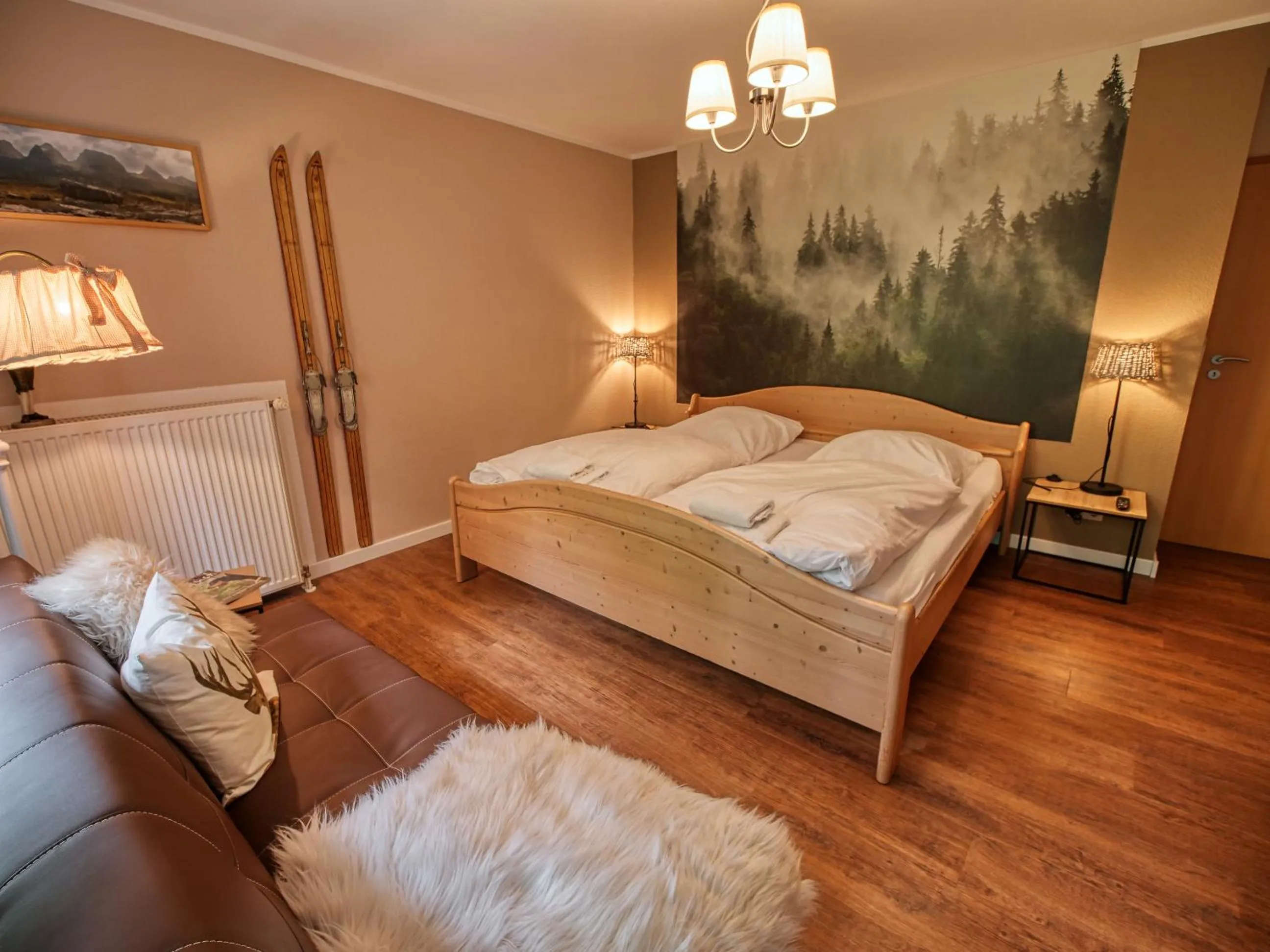 Bed in Three B's Bed and Breakfast
