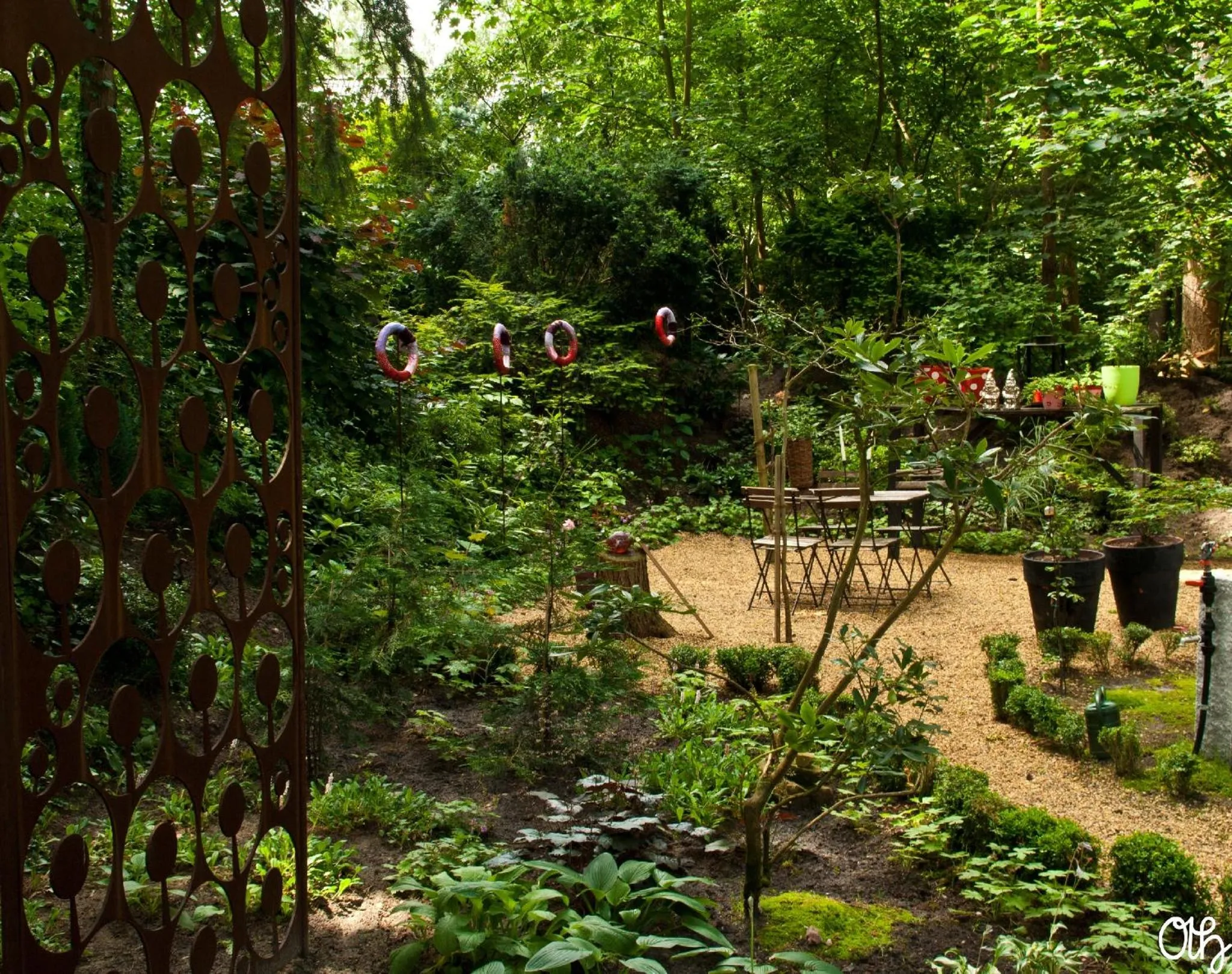 Garden view in Three B's Bed and Breakfast
