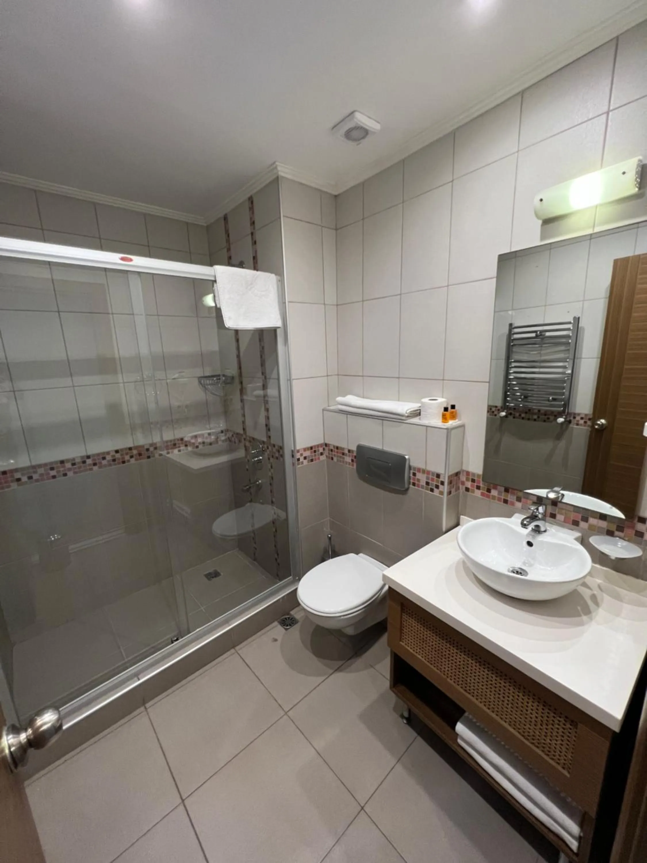 Toilet in Flower Palace Hotel