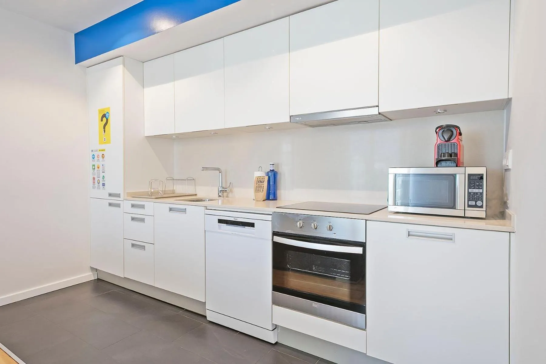 kitchen in Lugaris Beach Apartments