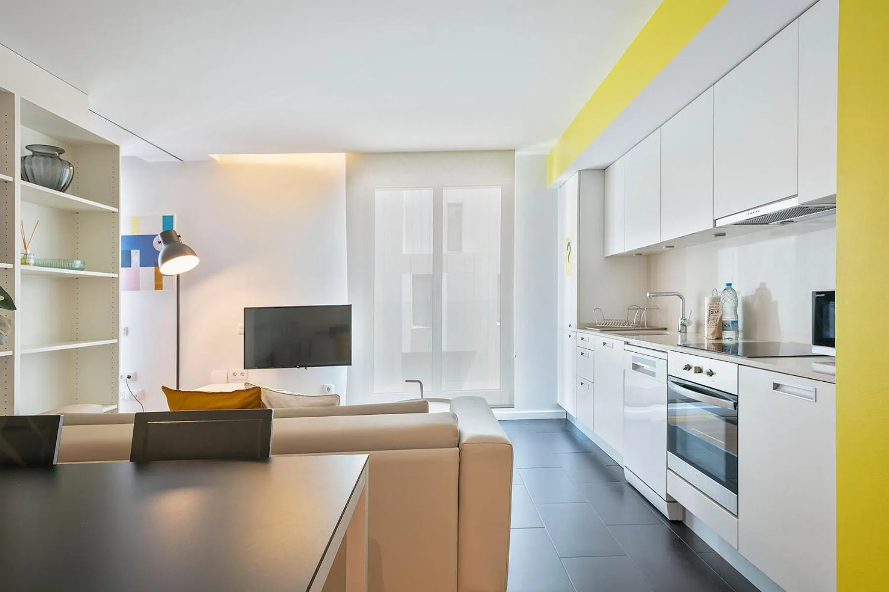 kitchen in Lugaris Beach Apartments