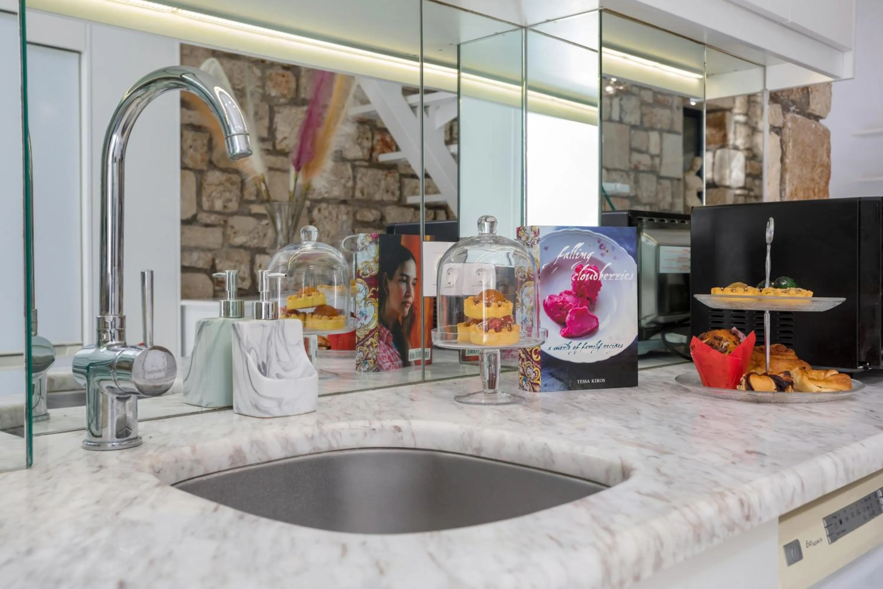 Kitchen or kitchenette in Dion Villa Zakynthos Greece