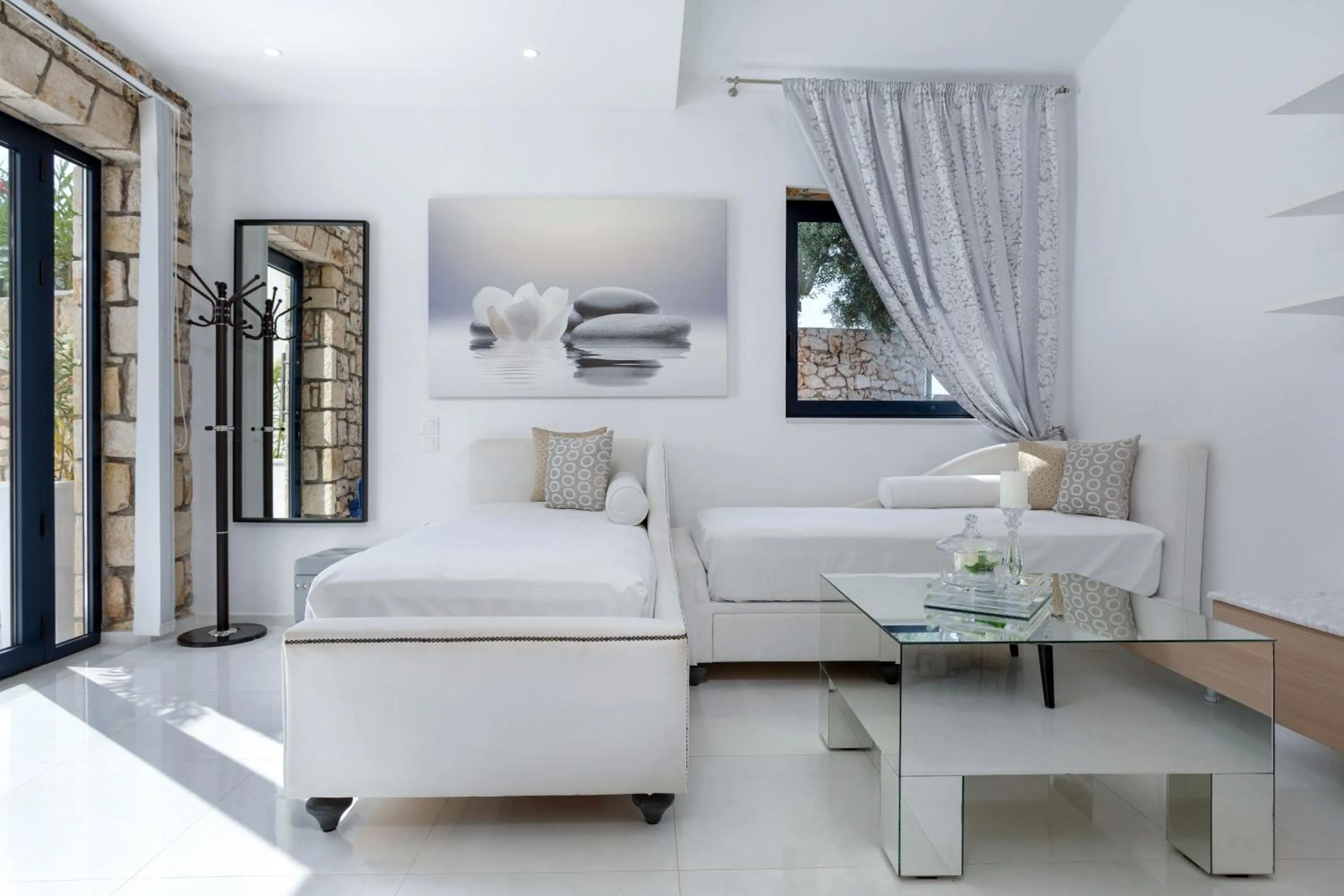 Living room in Dion Villa Zakynthos Greece