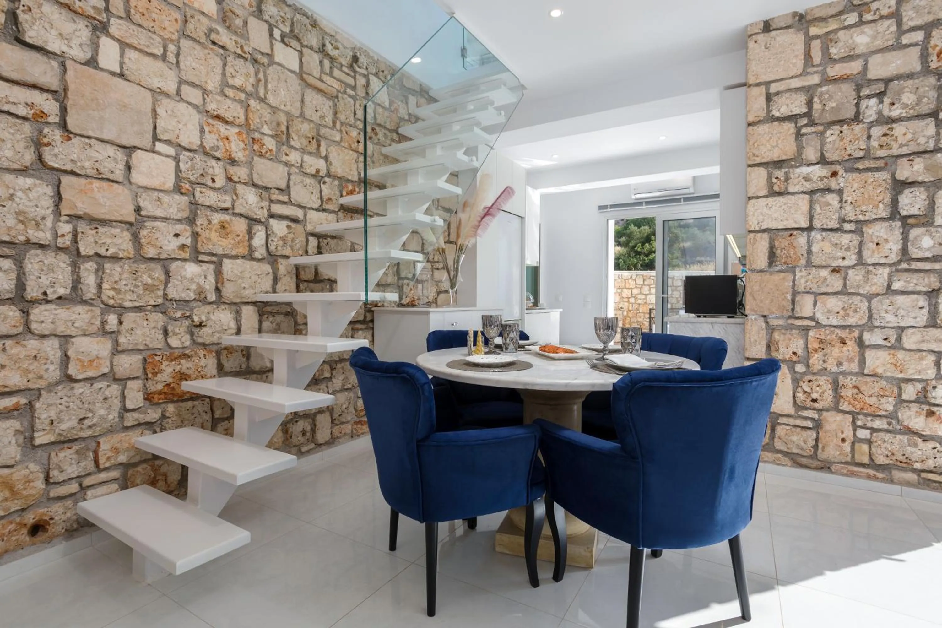 Dining area in Dion Villa Zakynthos Greece