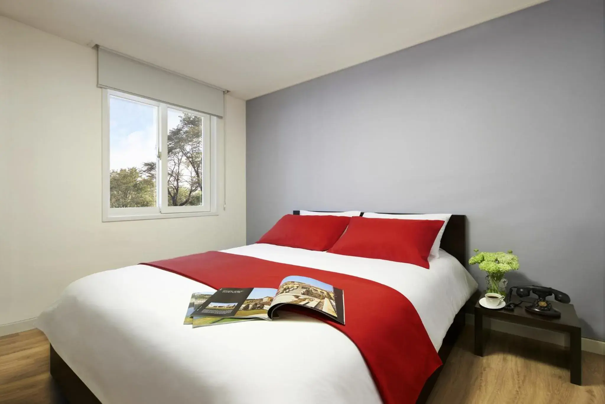 Bed in Hanwha Resort Sanjeong Lake Annecy Bed in Hanwha Resort Sanjeong Lake Annecy