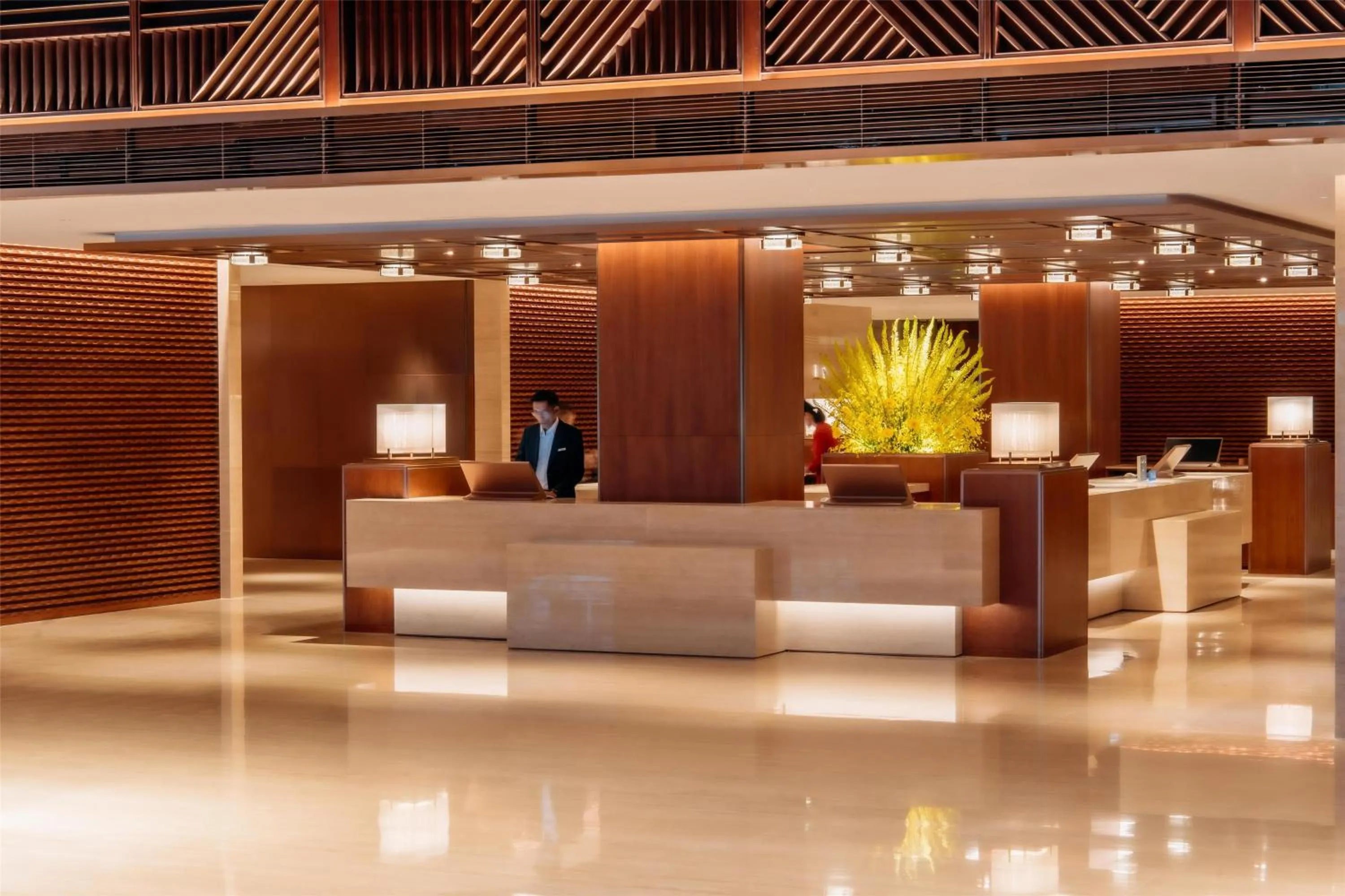 Lobby or reception in Grand Hyatt Singapore