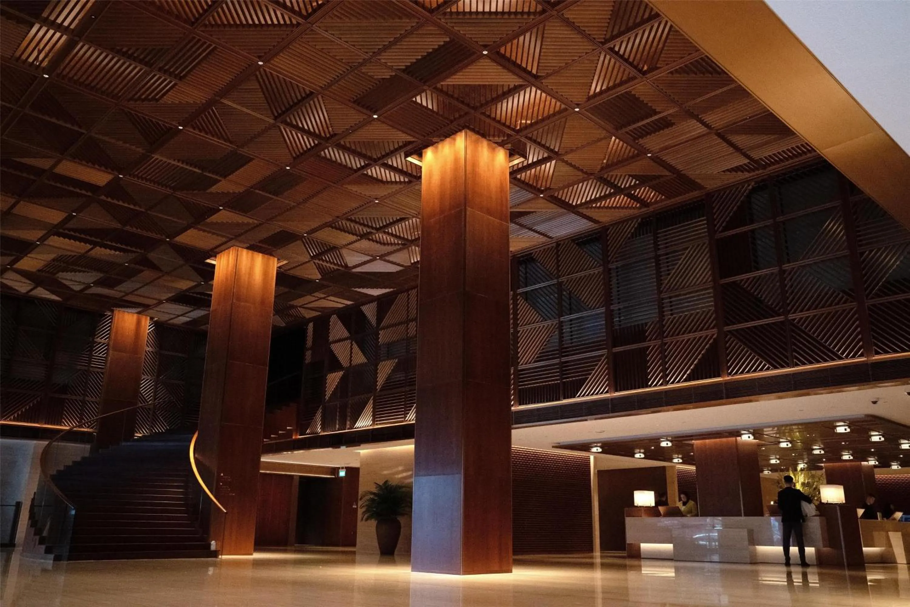 Lobby or reception in Grand Hyatt Singapore
