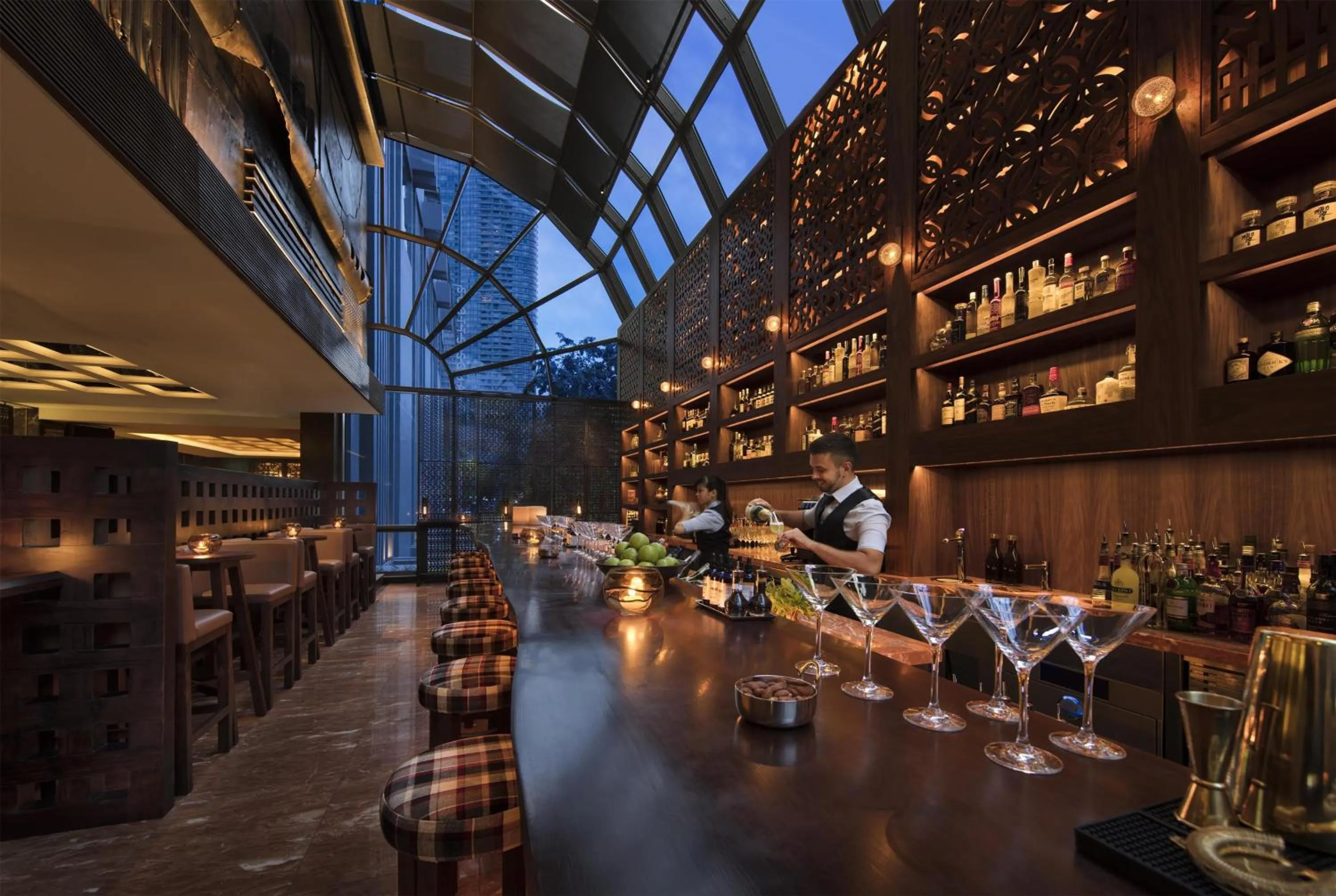 Lounge or bar in Grand Hyatt Singapore