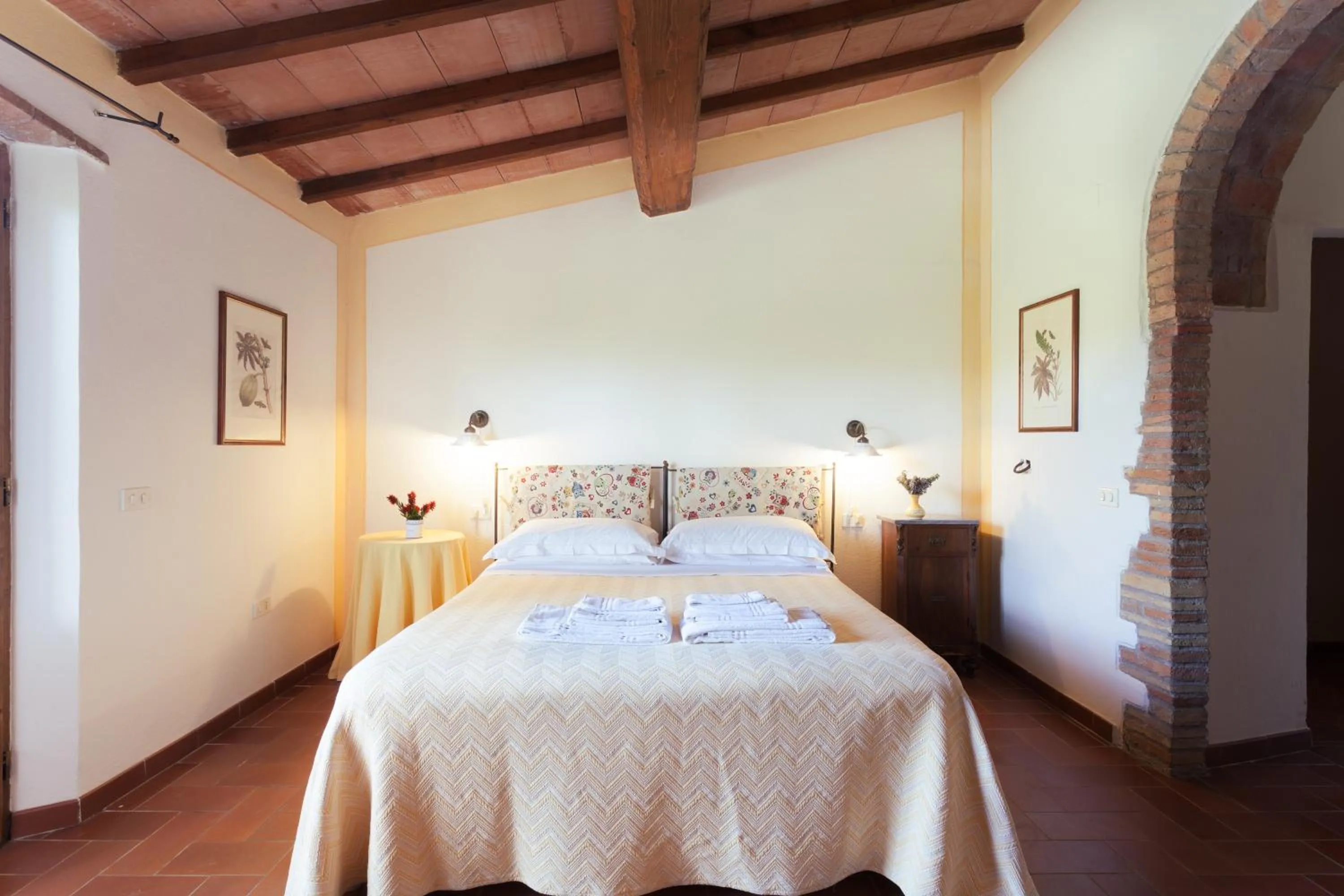 Bedroom, Bed in Agriturismo Bio Aia della Colonna