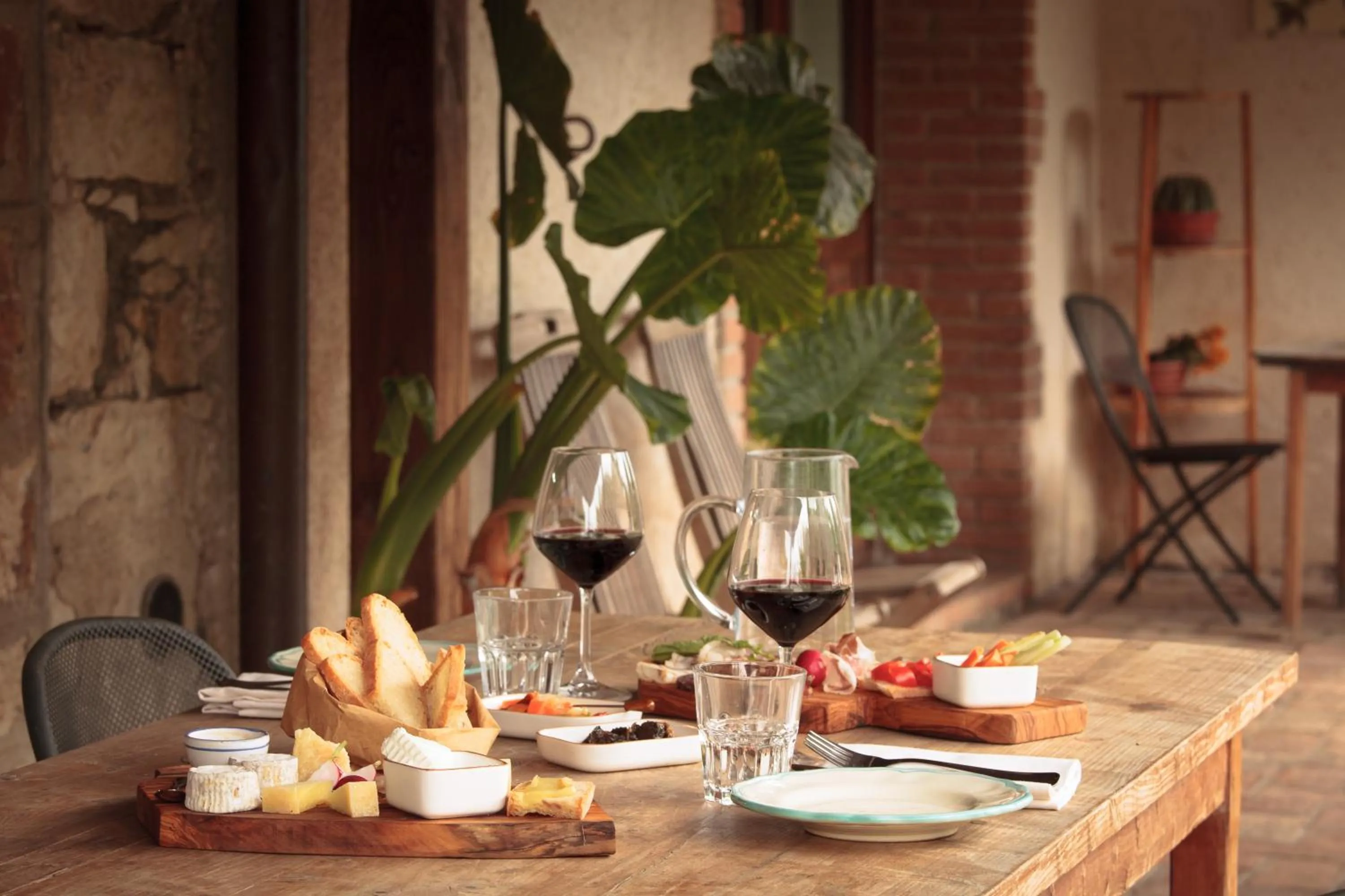 Food and drinks in Agriturismo Bio Aia della Colonna