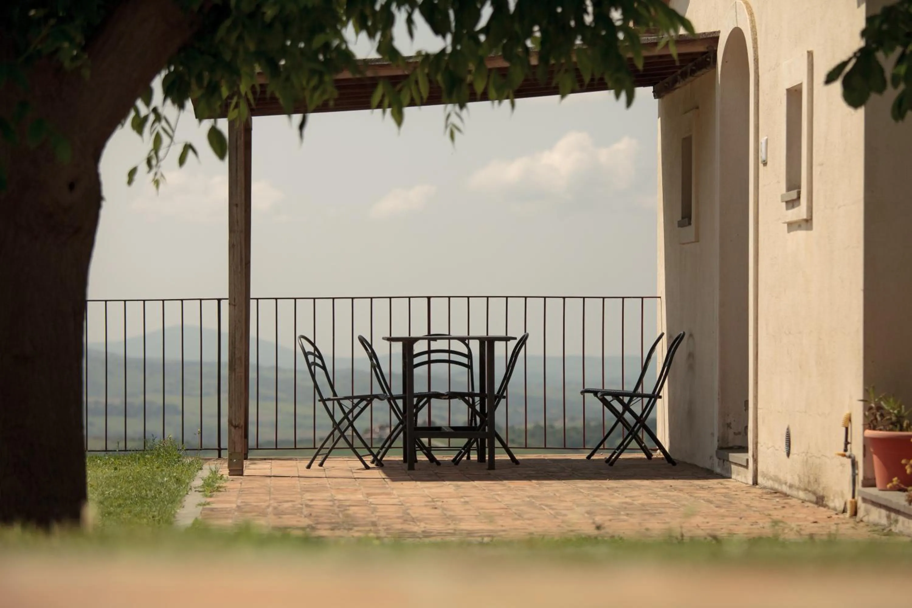 Patio in Agriturismo Bio Aia della Colonna