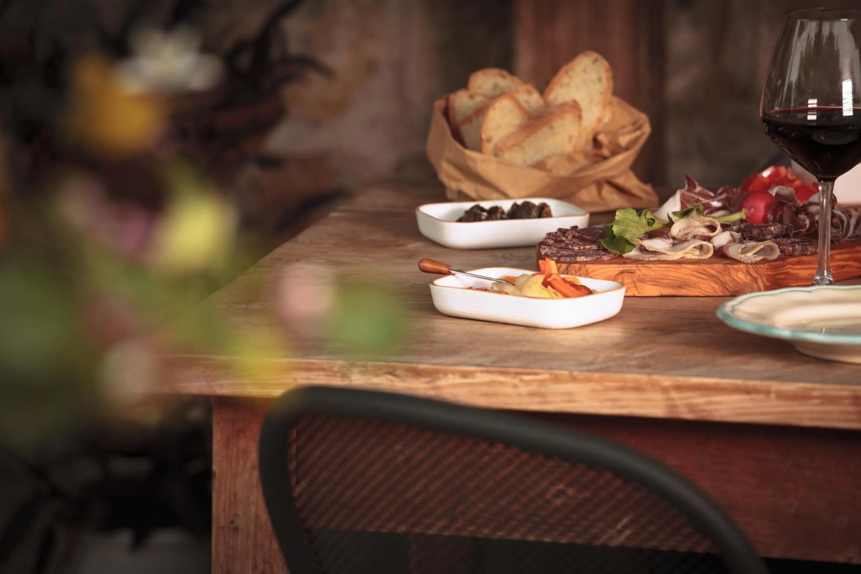 Food and drinks in Agriturismo Bio Aia della Colonna