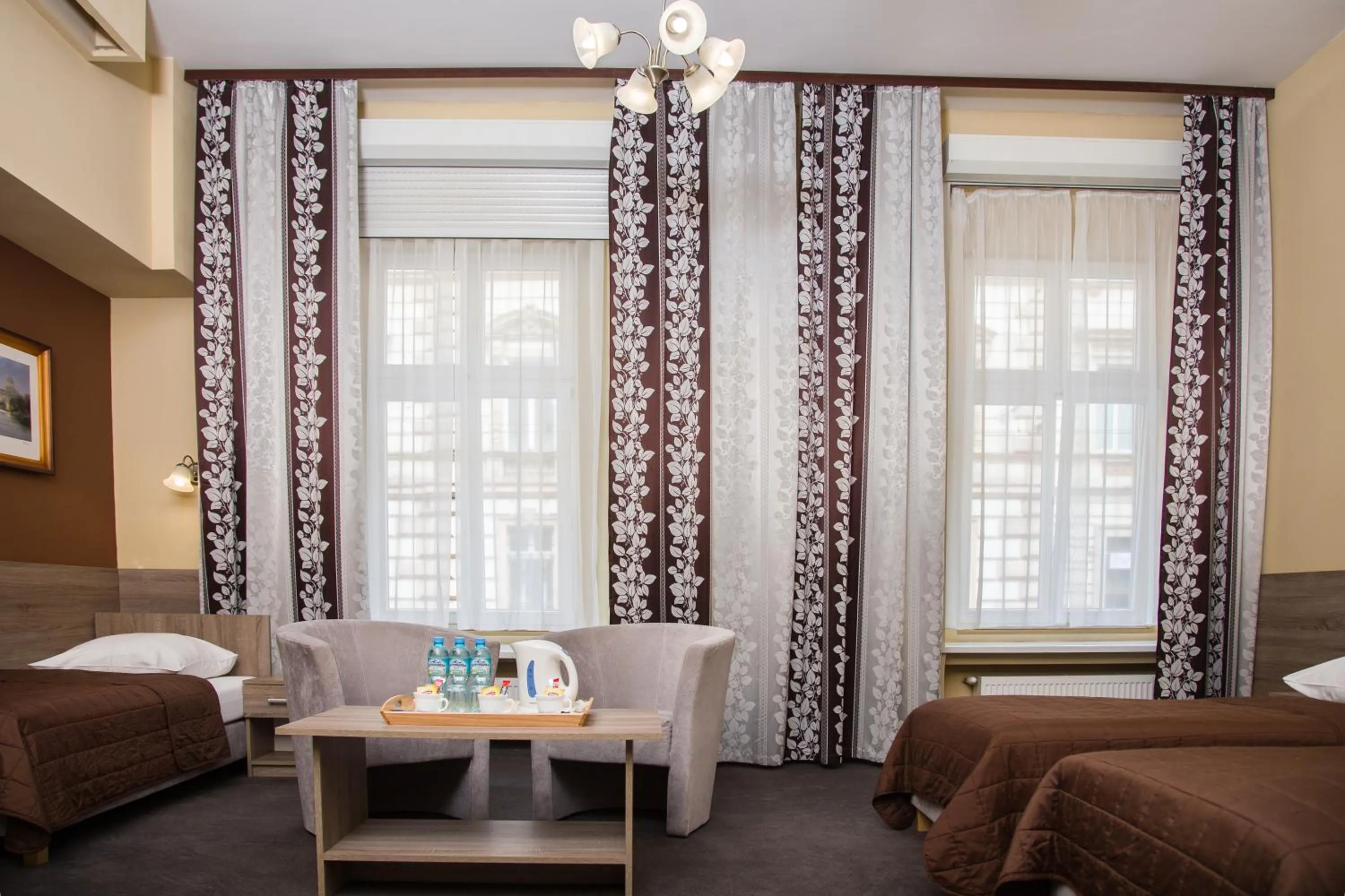 Bed in Hotel Maksymilian