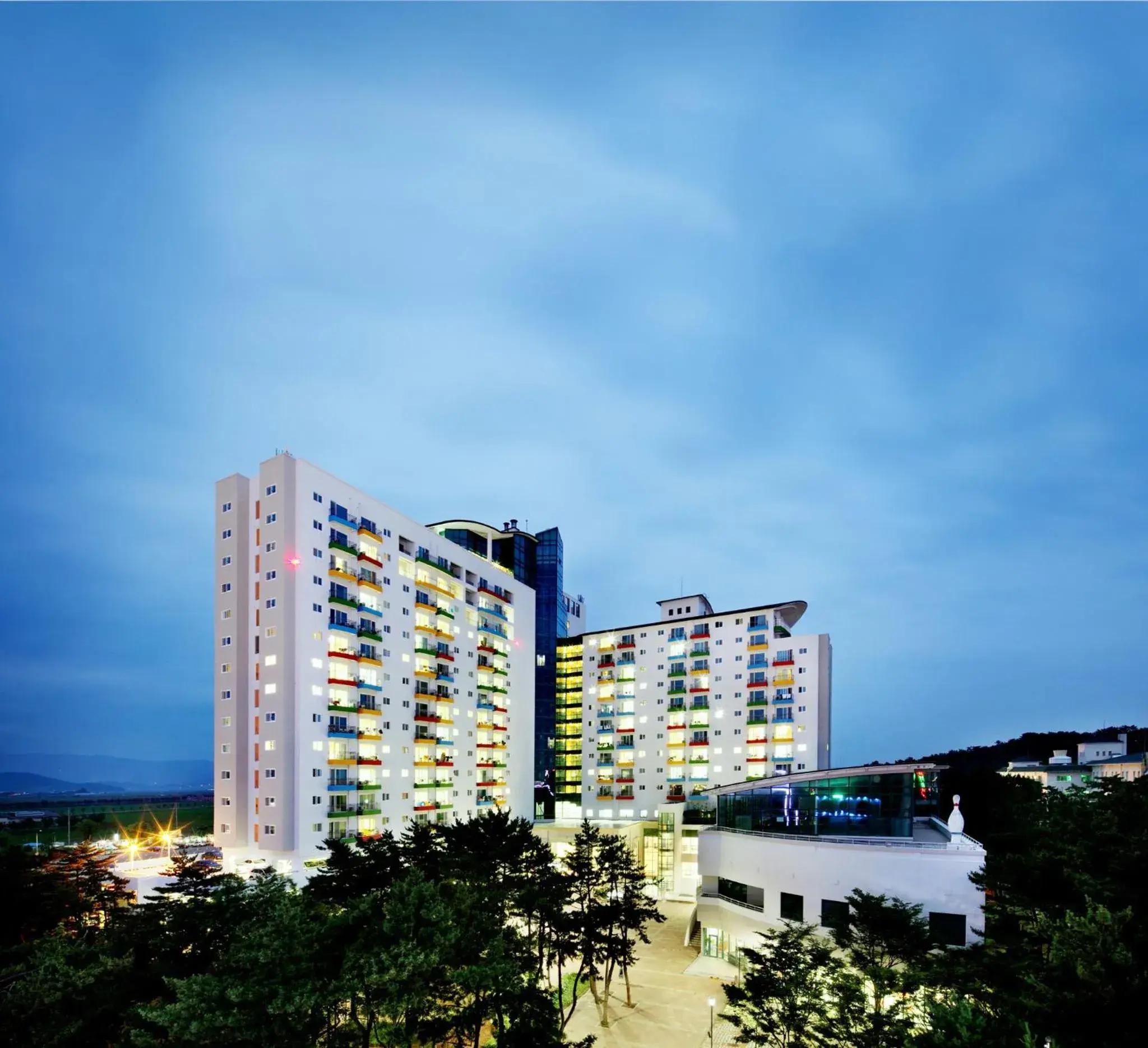 Property building in Hanwha Resort Daecheon Paros Property building in Hanwha Resort Daecheon Paros