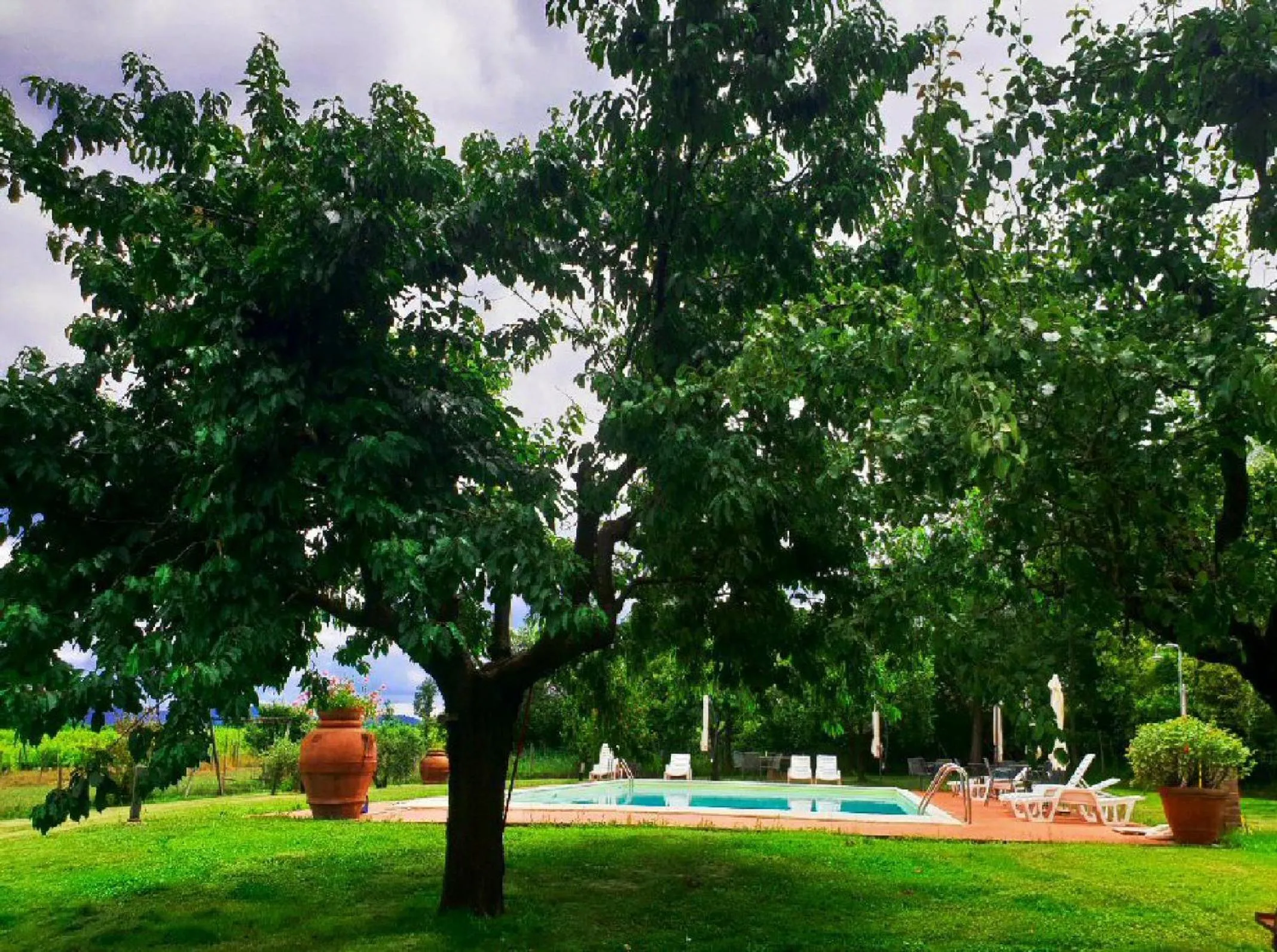 Garden in Agriturismo Il Sole Verde