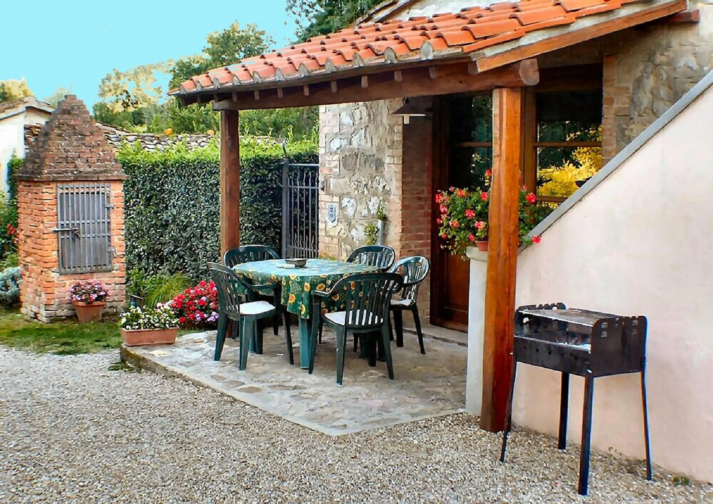 Patio in Agriturismo Il Sole Verde
