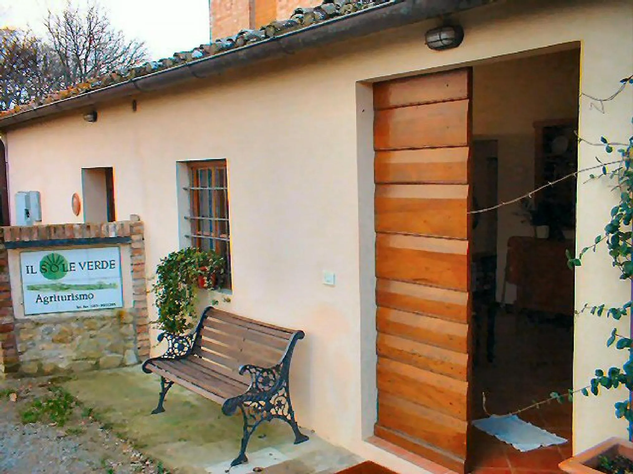 Patio in Agriturismo Il Sole Verde