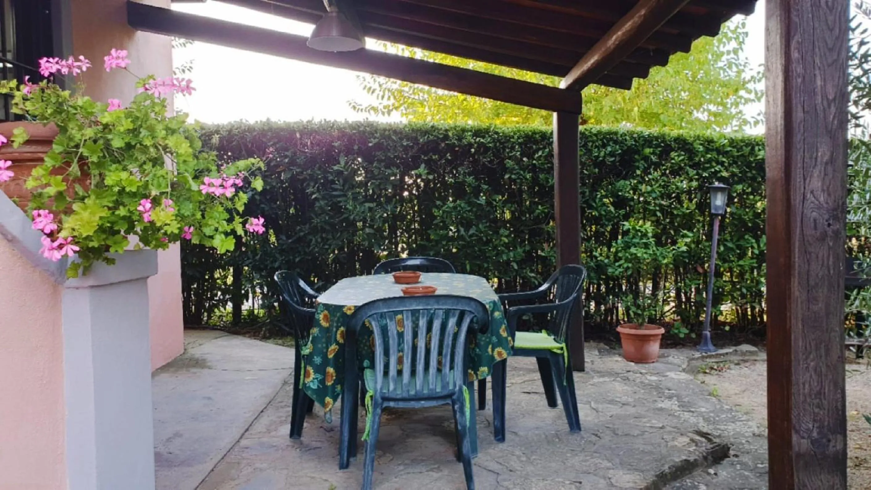 Patio in Agriturismo Il Sole Verde