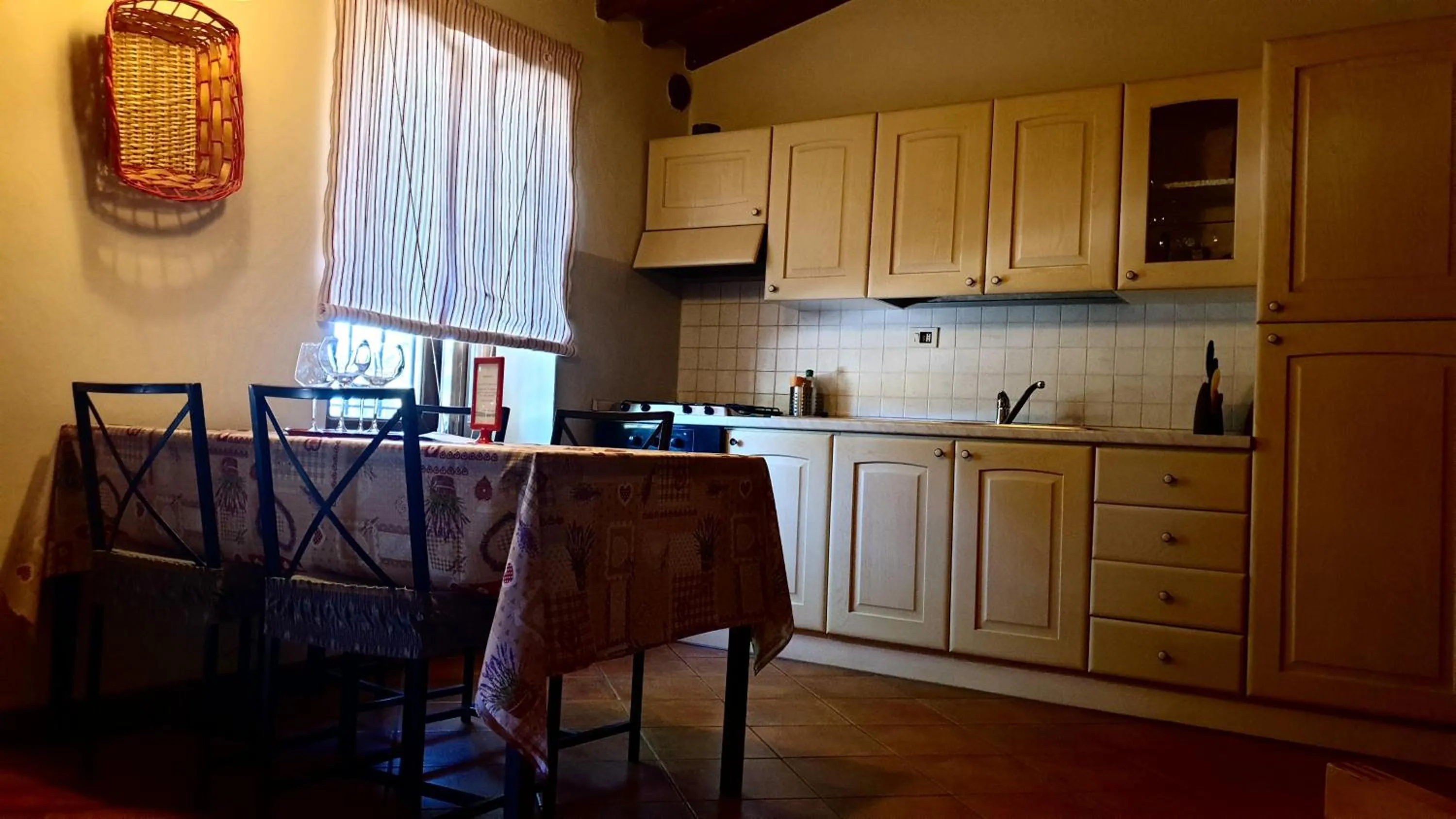 Kitchen or kitchenette in Agriturismo Il Sole Verde