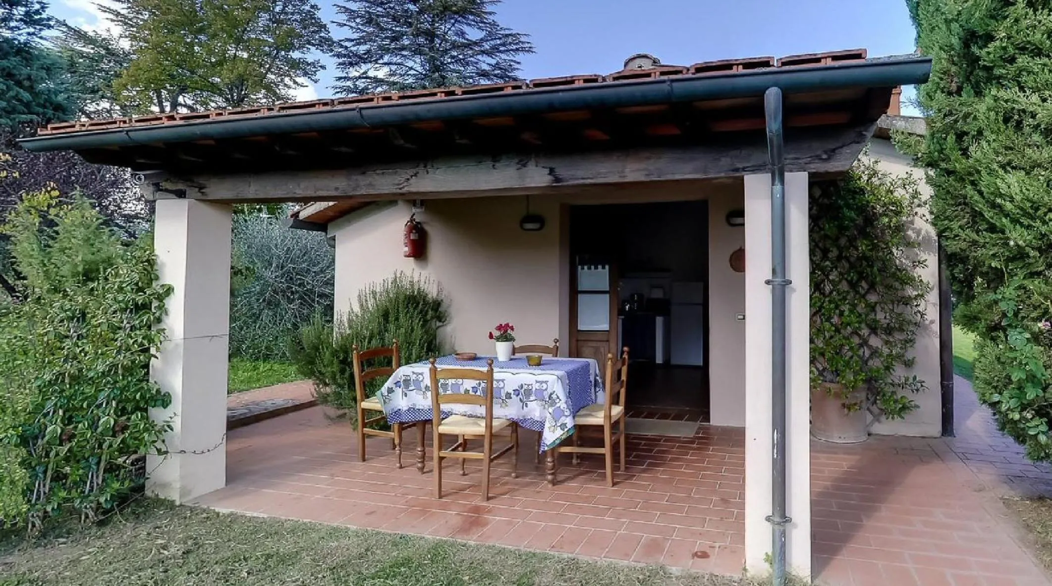 Patio in Agriturismo Il Sole Verde