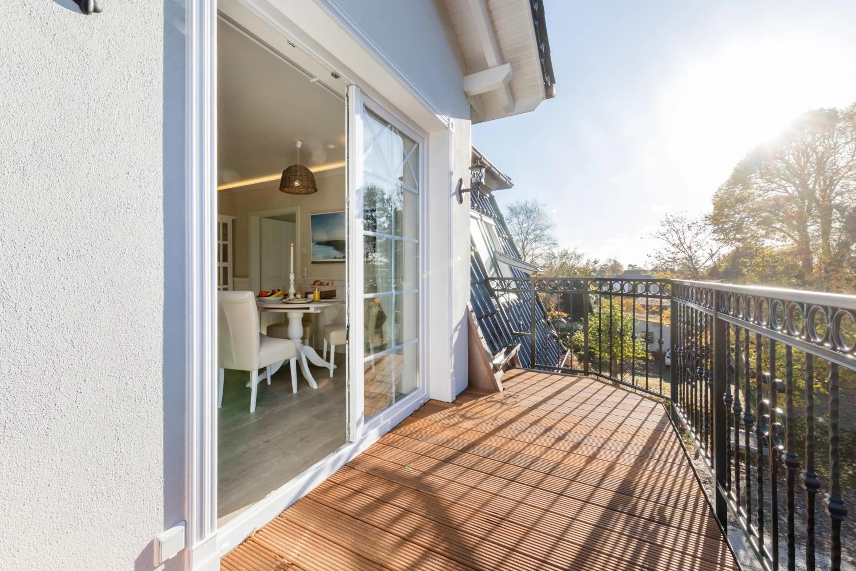 Balcony/Terrace in Villa Strandblick 8