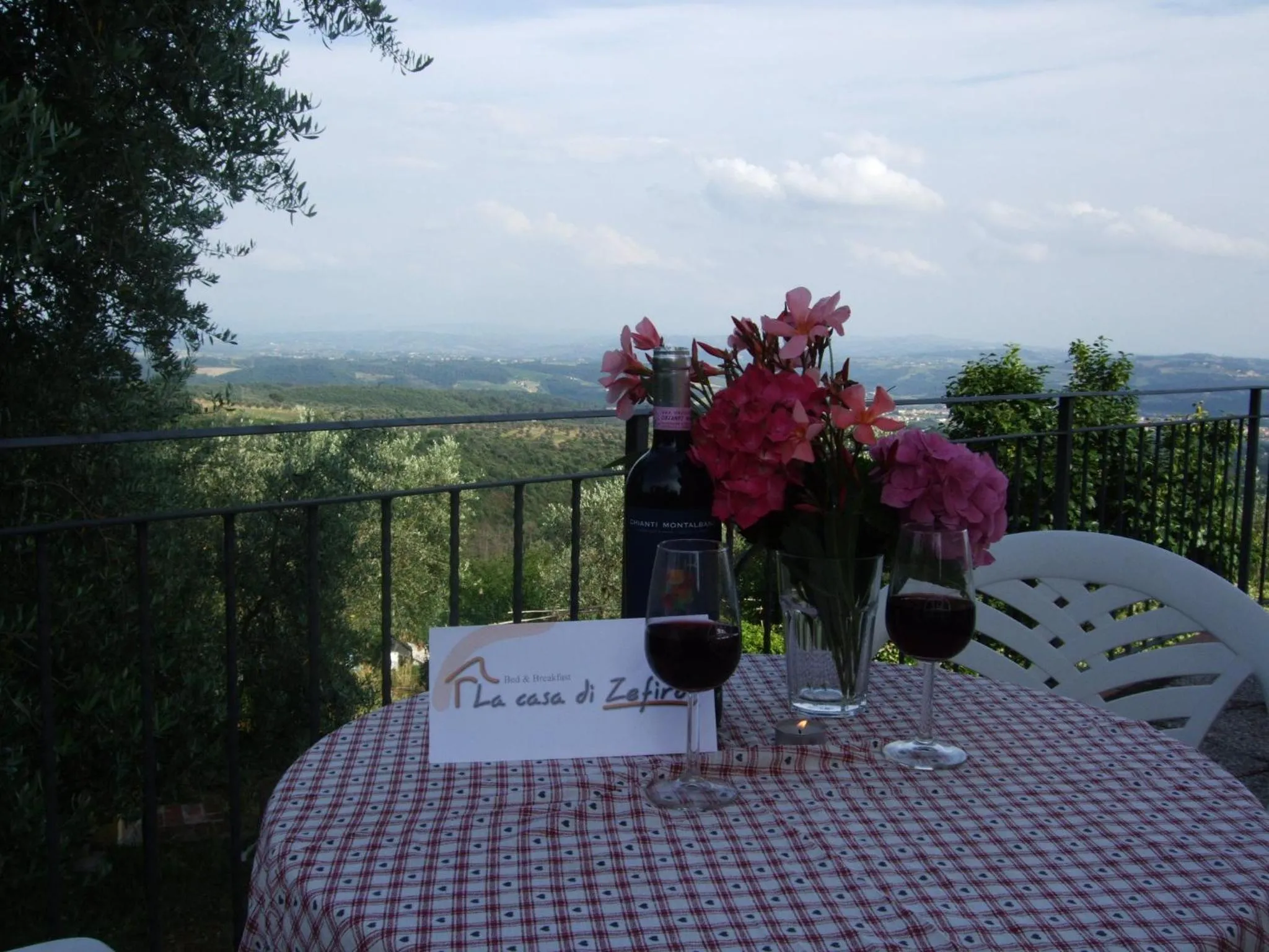 Patio in B&B La Casa Di Zefiro