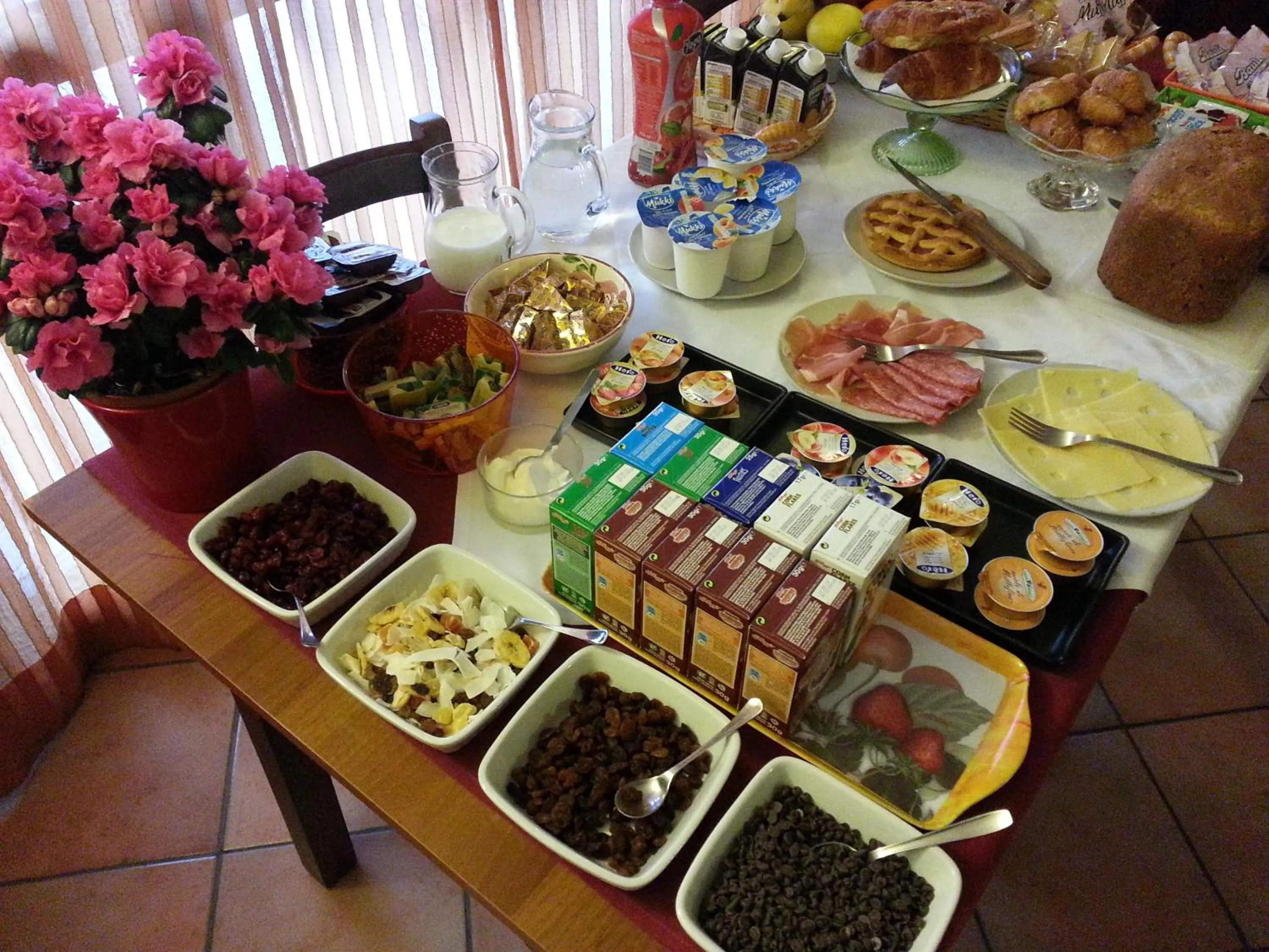 Food and drinks in B&B La Casa Di Zefiro